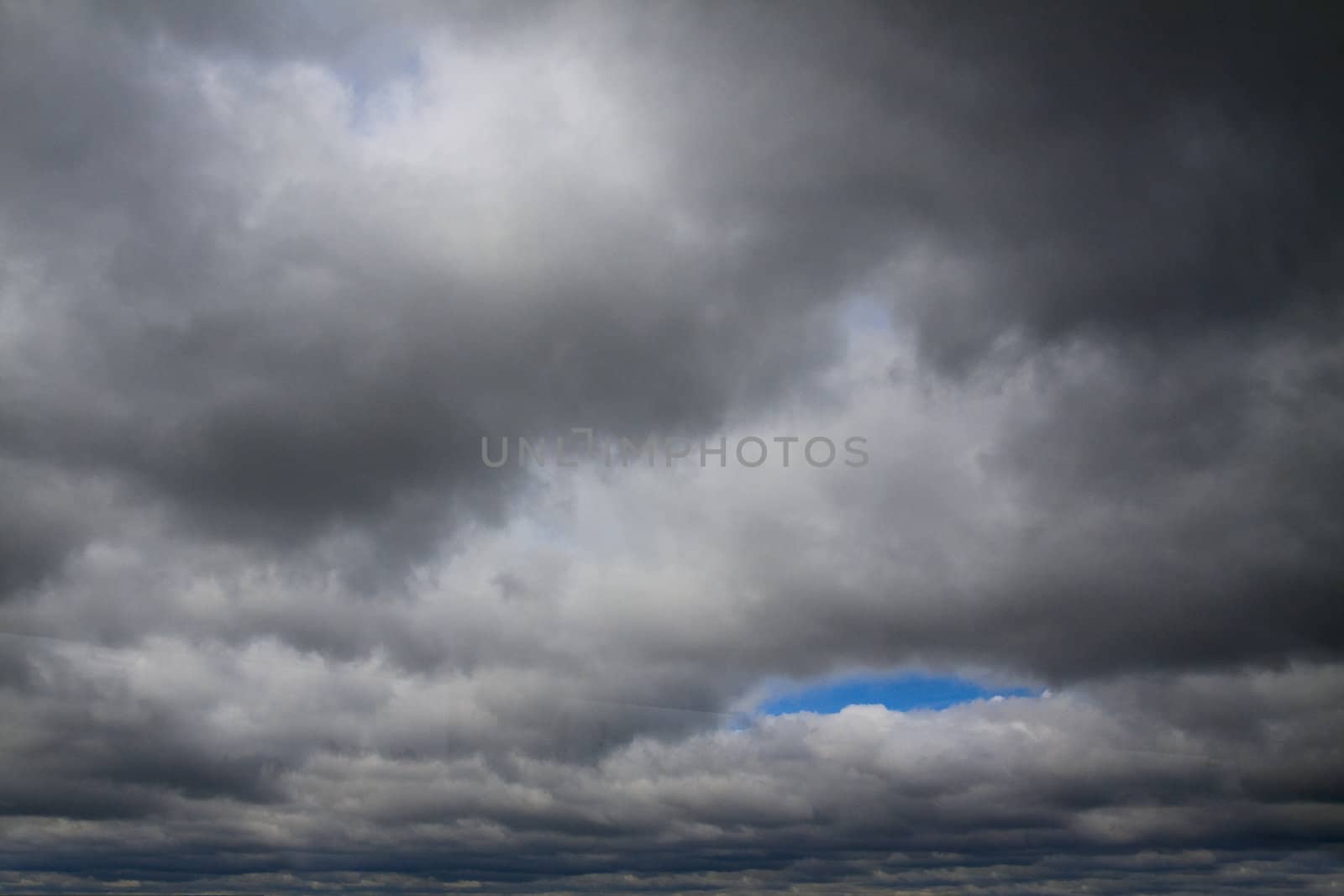 Dark clouds before rain