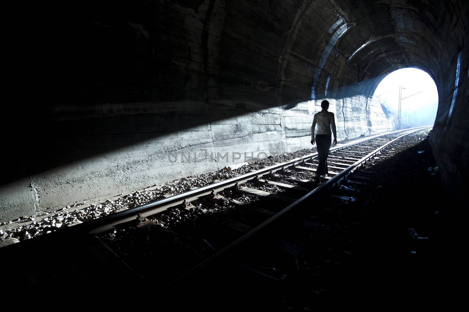 Exit from darknes - Light at end of tunnel