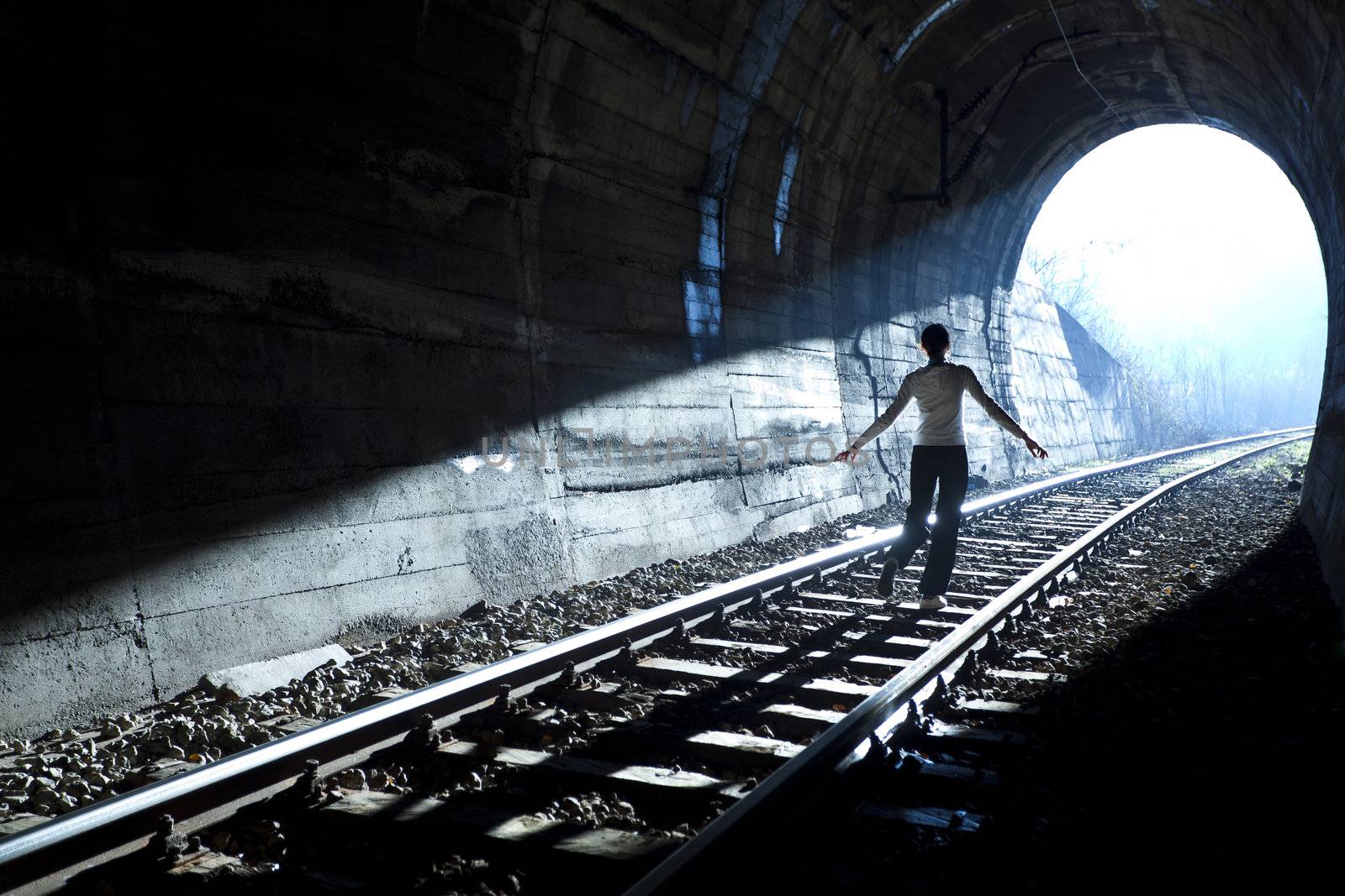 Exit from darknes - Light at end of tunnel
