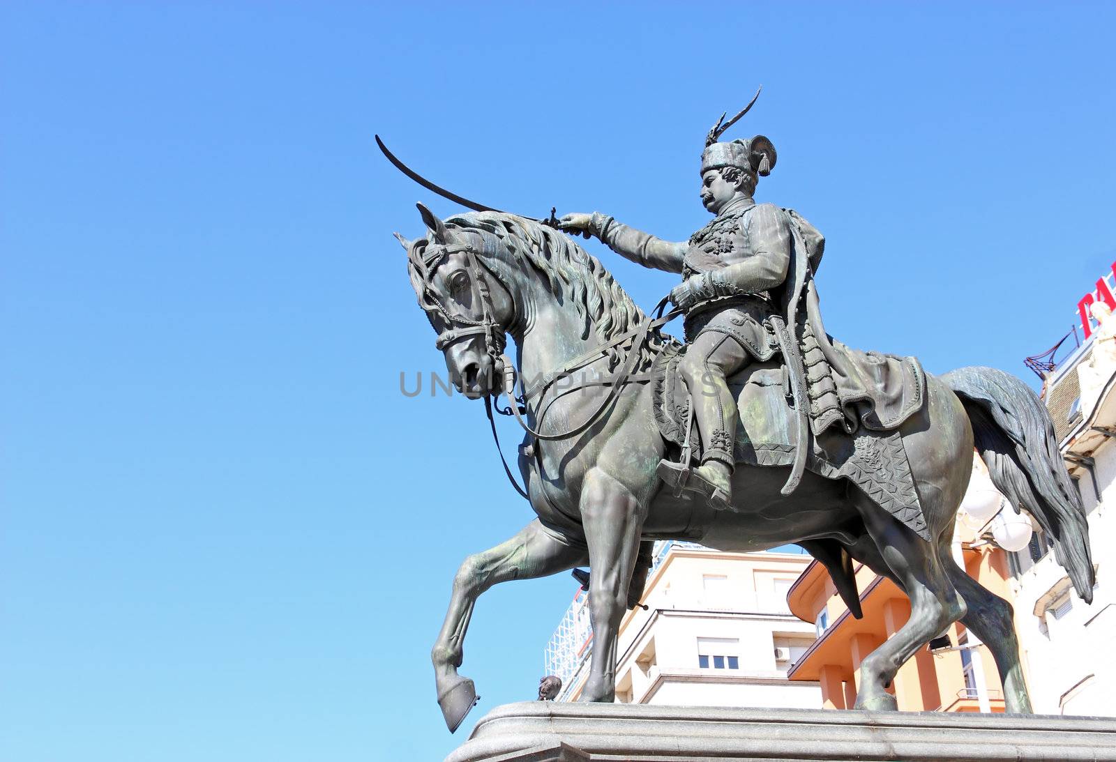 Monument to Ban Jelacic on city square, Zagreb