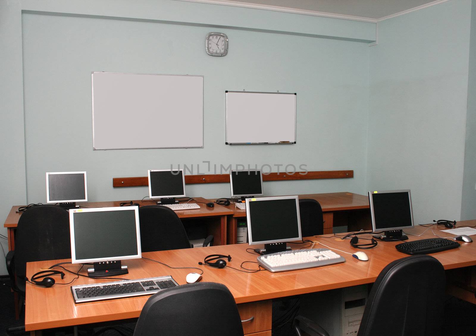 Interior of an office or training center by Gdolgikh