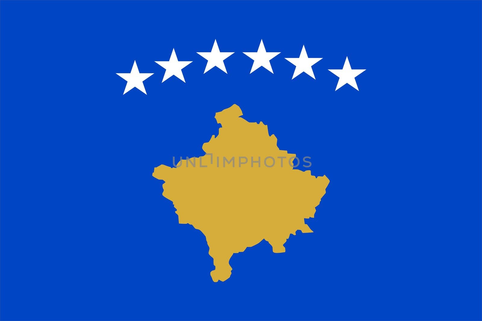 Flag Of Kosovo by tony4urban