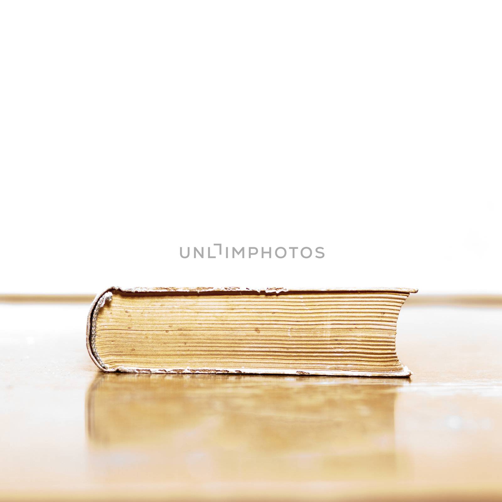 Old Antique Book on wooden table