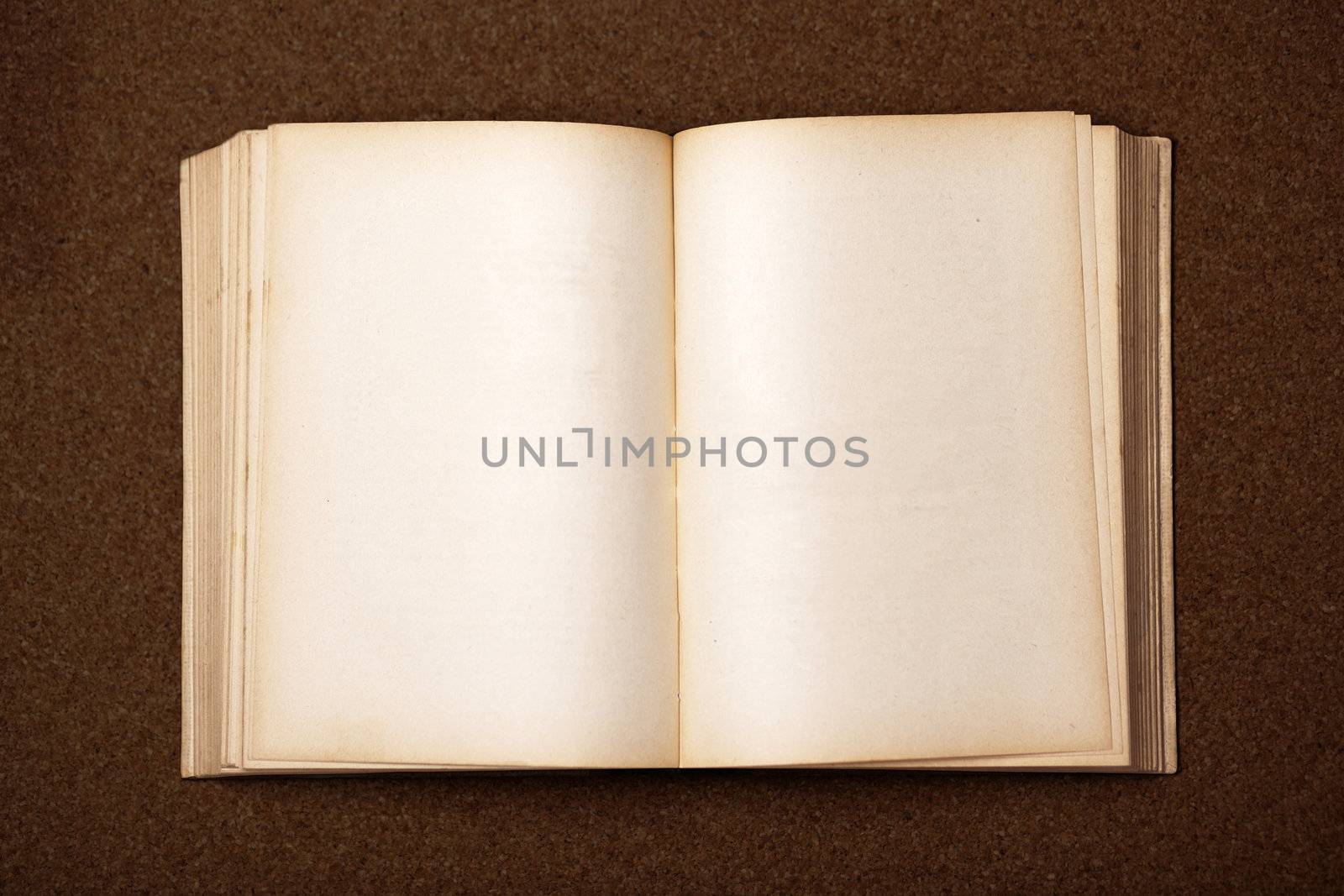 Old Antique Book on wooden table
