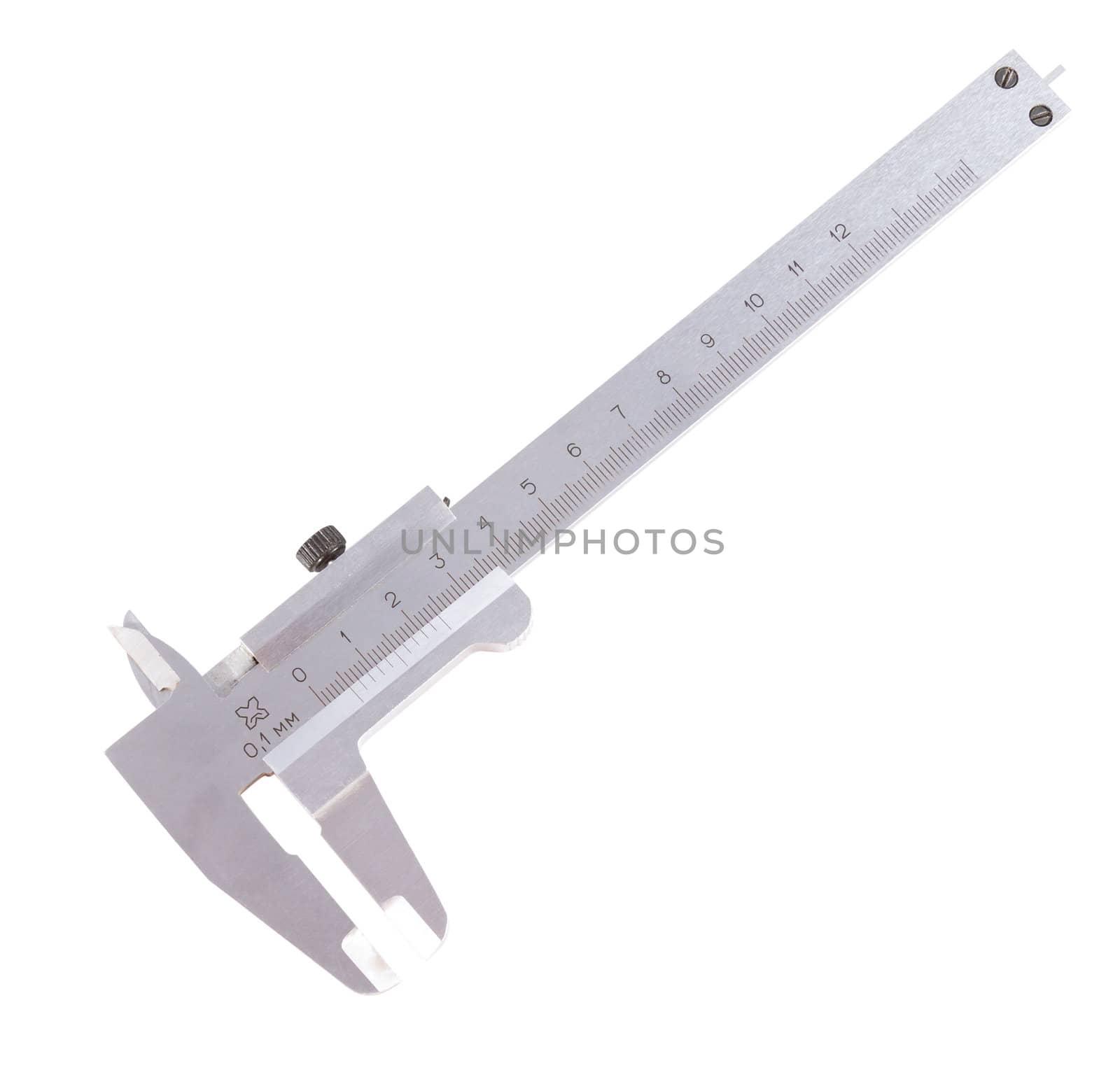 callipers on a white background, Isolated Object