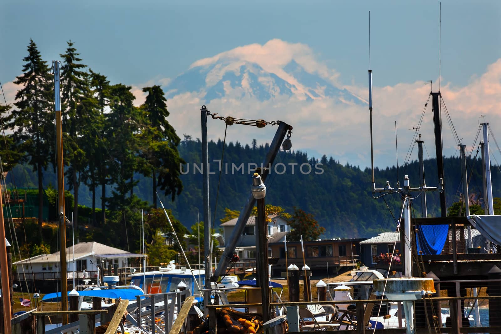 Gig Harbor, Mount Rainier Pierce County, Washington State Pacific Northwest