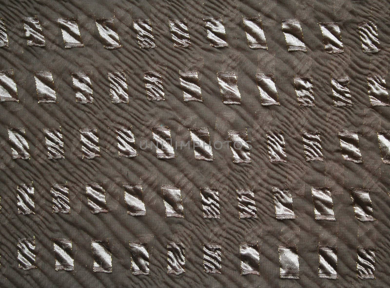 Elegant beige and golden fabric can use as background 