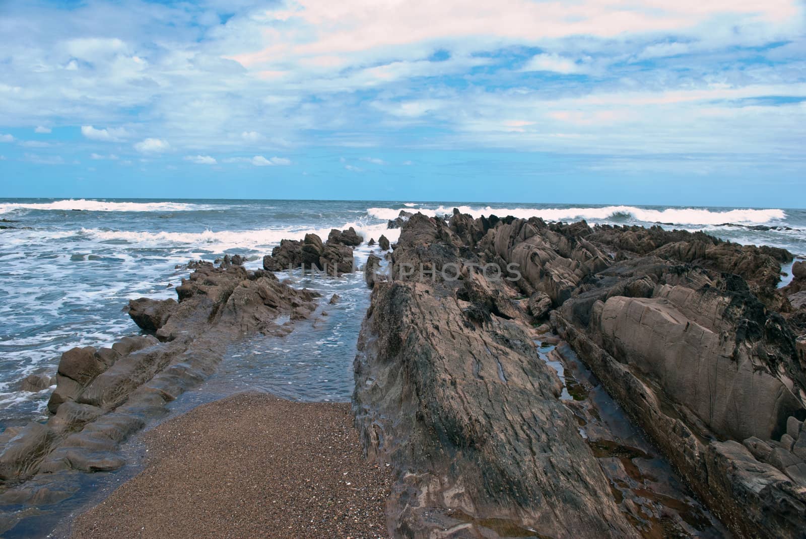 the Atlantic Ocean, Uruguay by lauria