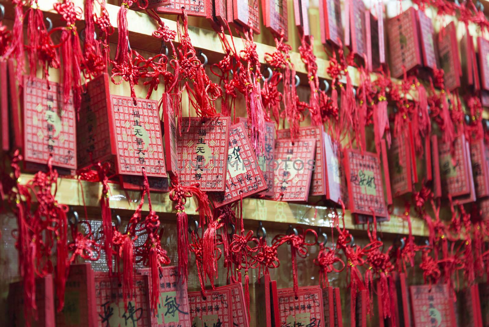 lucky wishes in chinese temple by jackmalipan