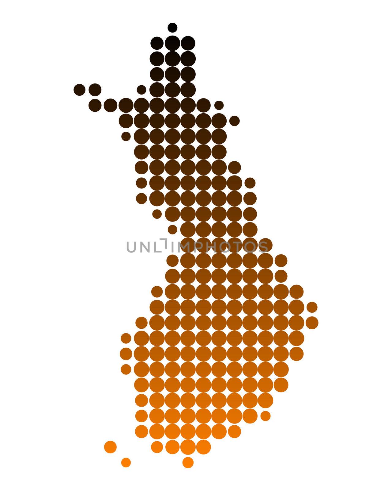 Map of Finland by rbiedermann