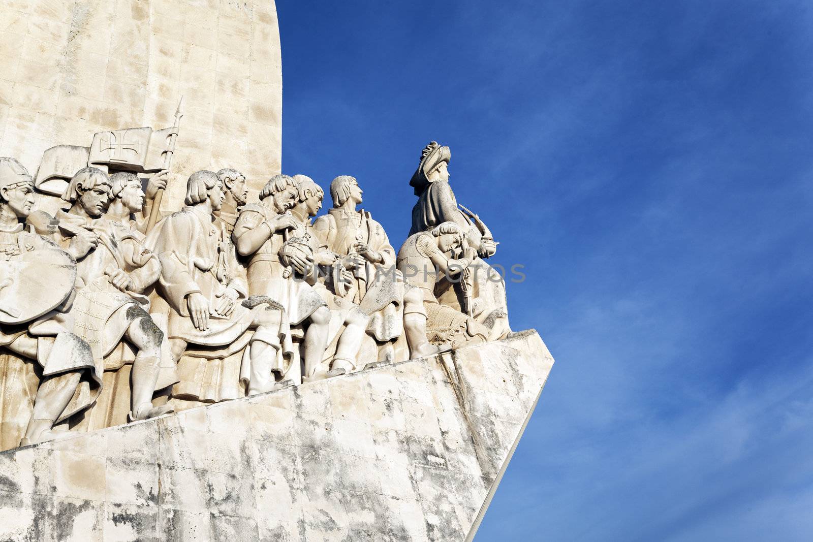 The famous Padrao dos Descobrimentos, monument in Lisbon