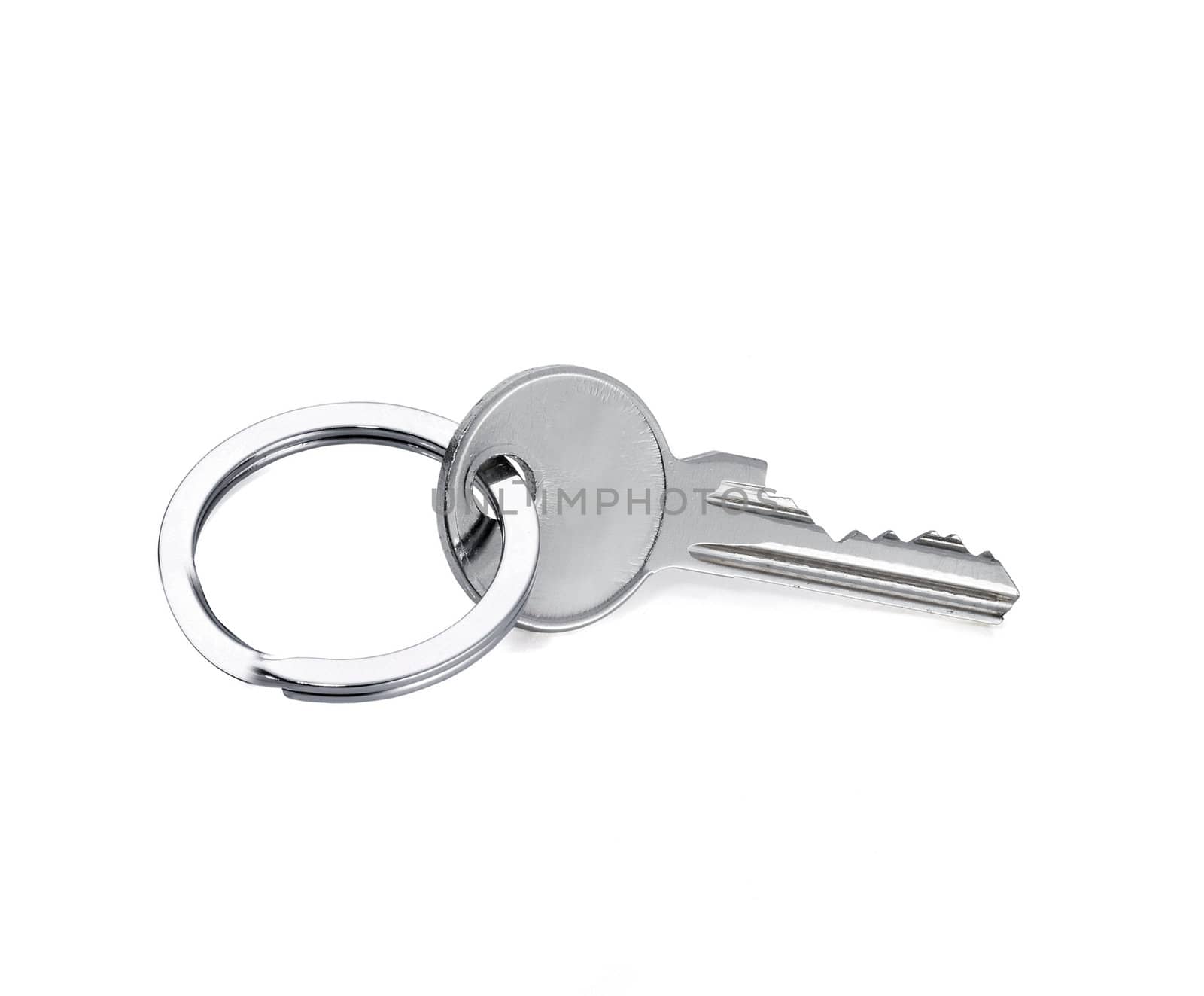 key on a white background