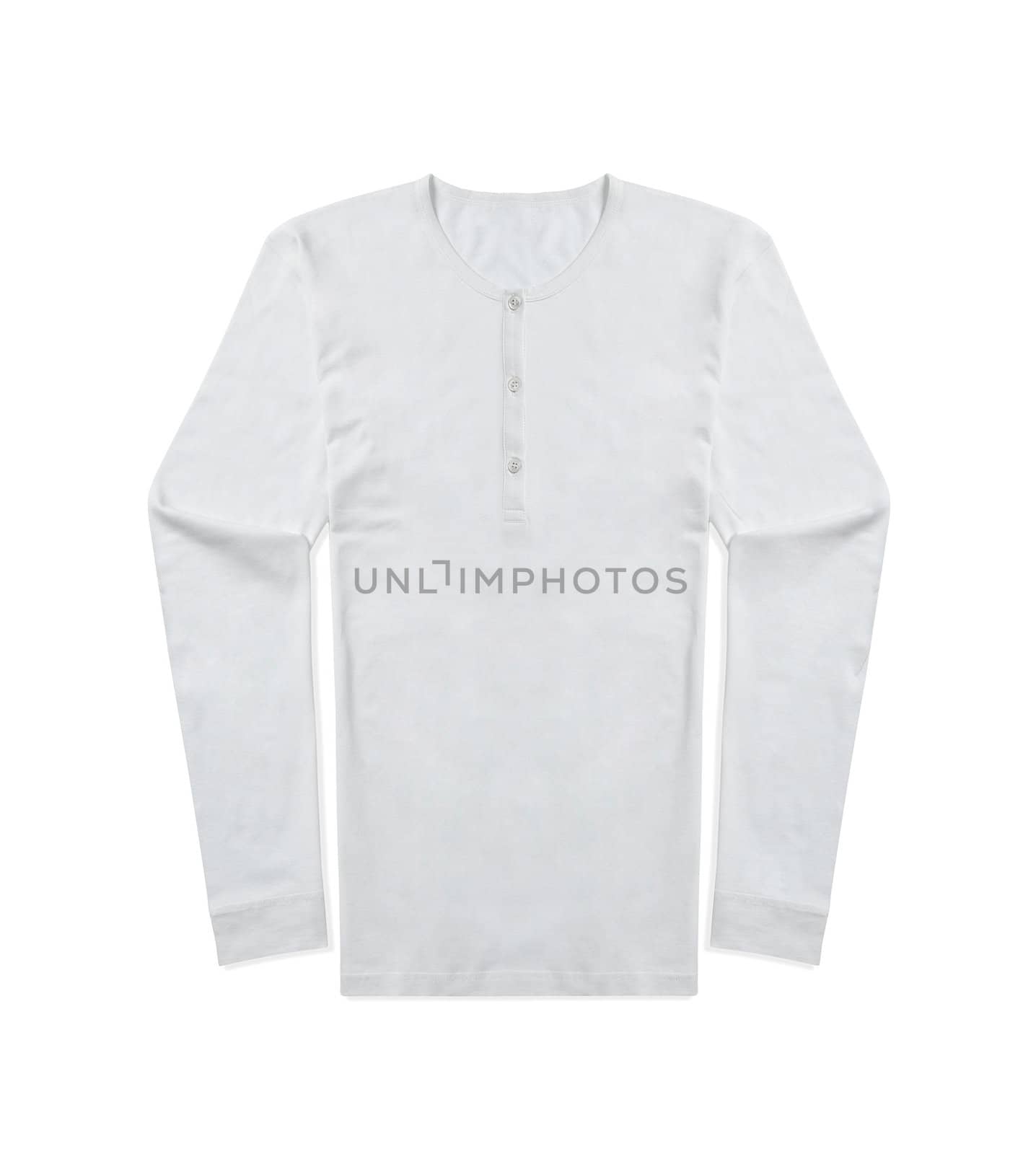 blank t-shirt on white background