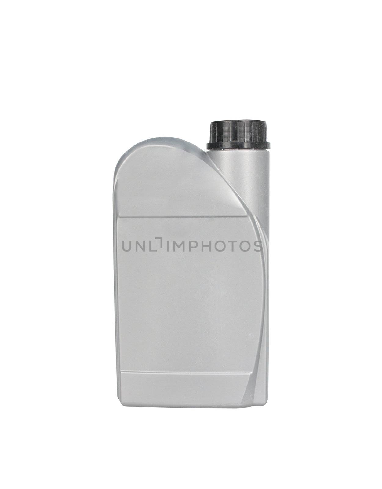 Can with car engine oil isolated