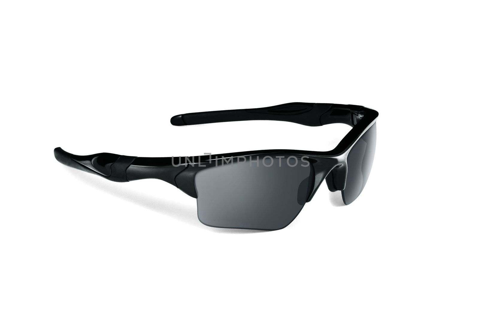 black sports sunglasses