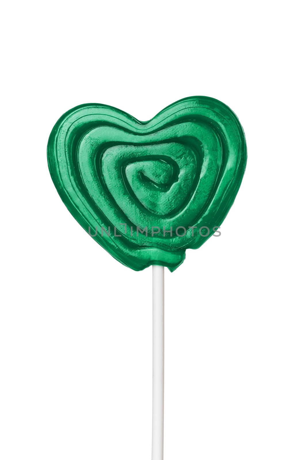 Sweet heart, isolated on white background.