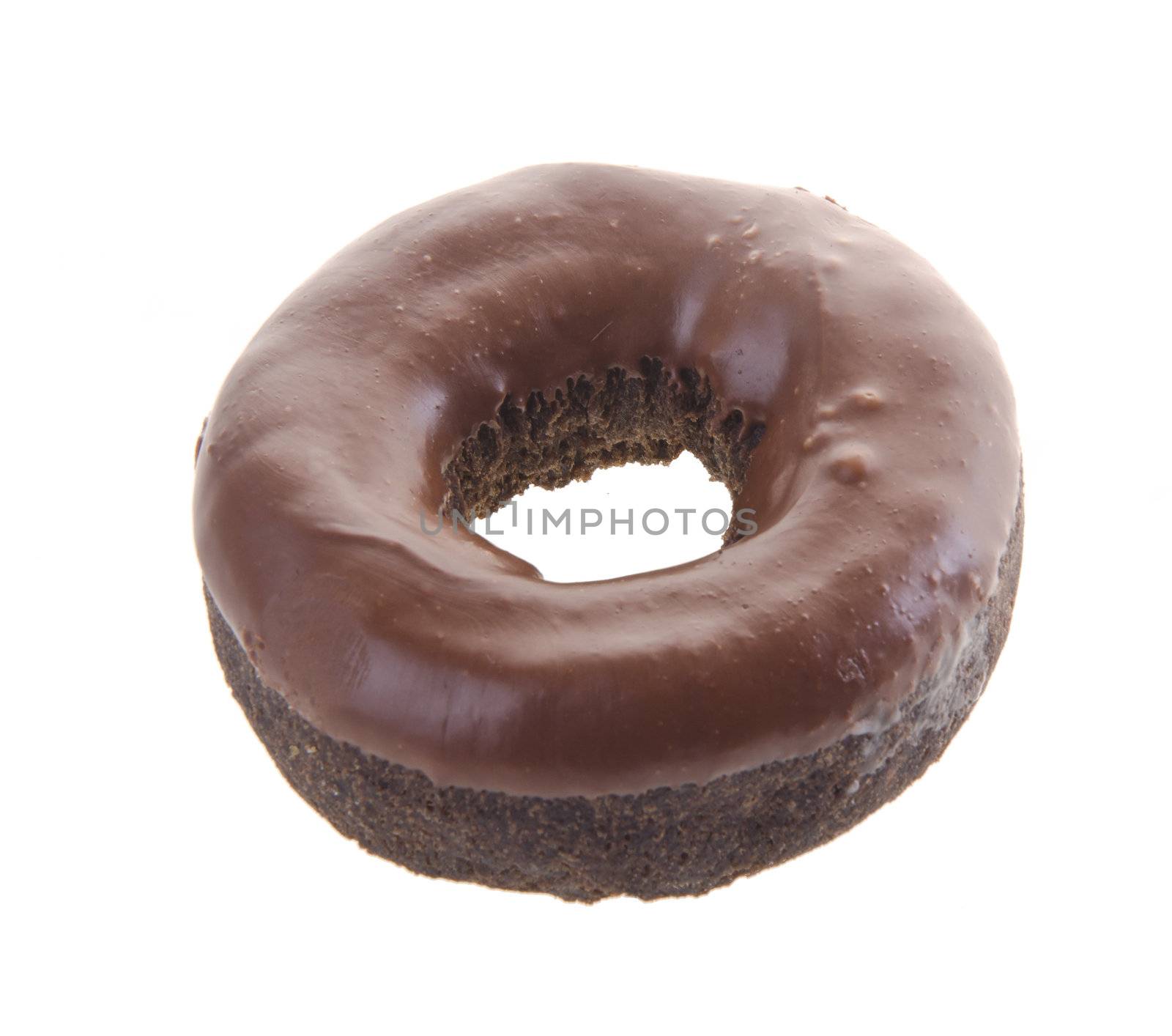 donuts, chocolate donuts on background
