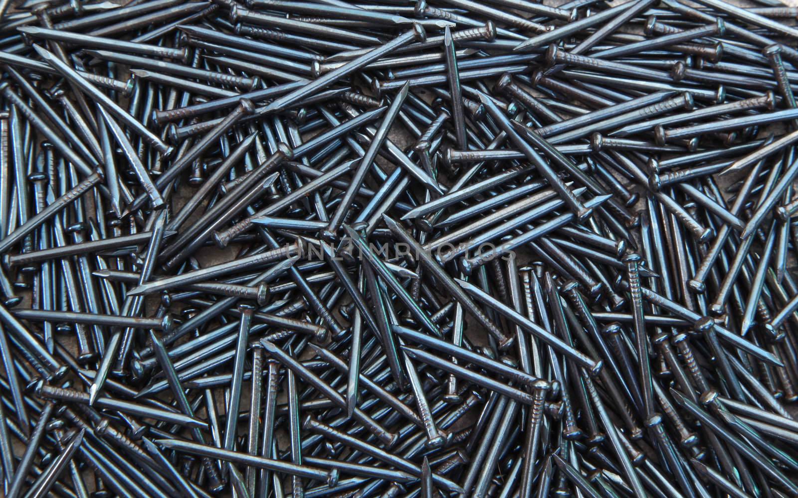 Heap of  Blue Concrete nails texture