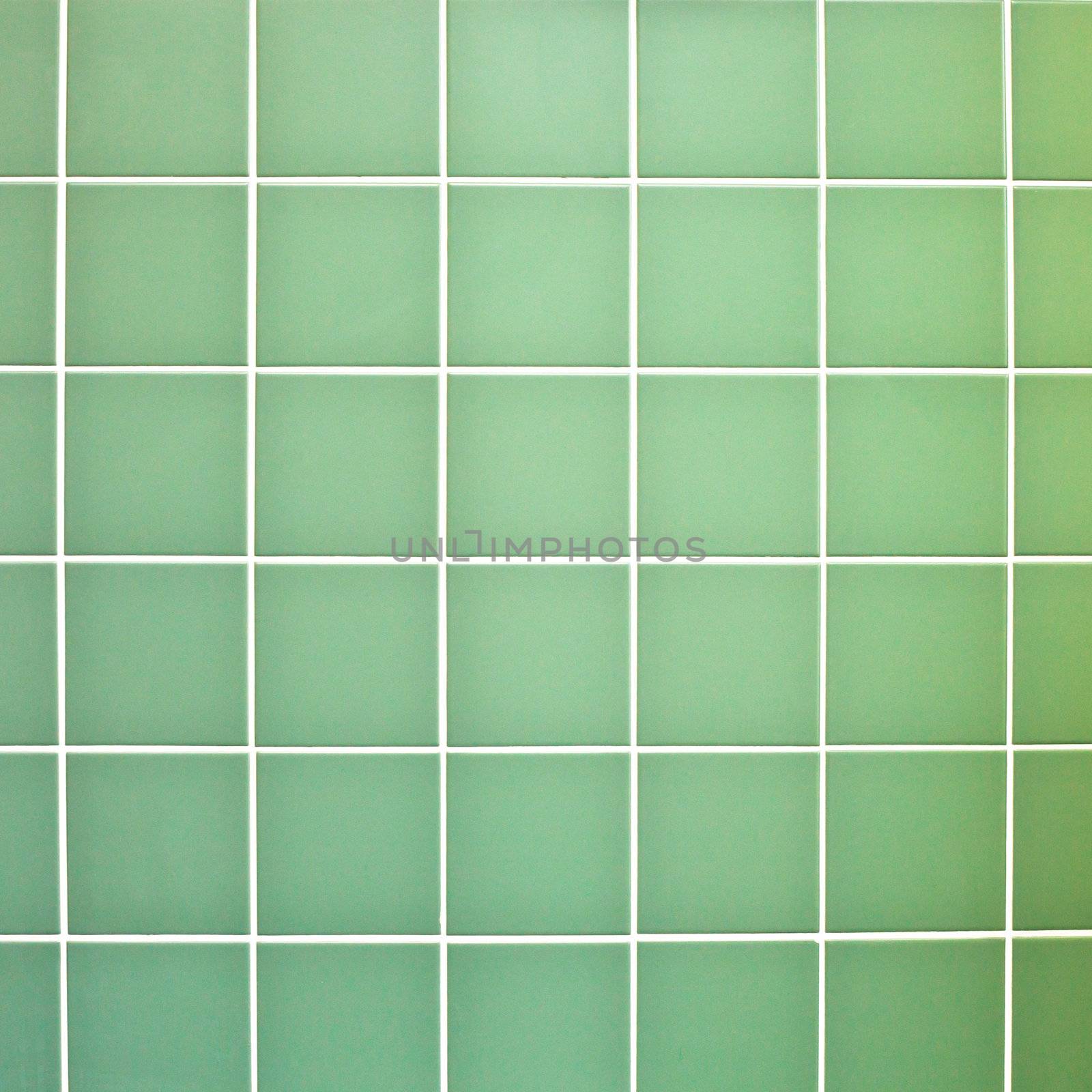 Green wall tiles as a background image