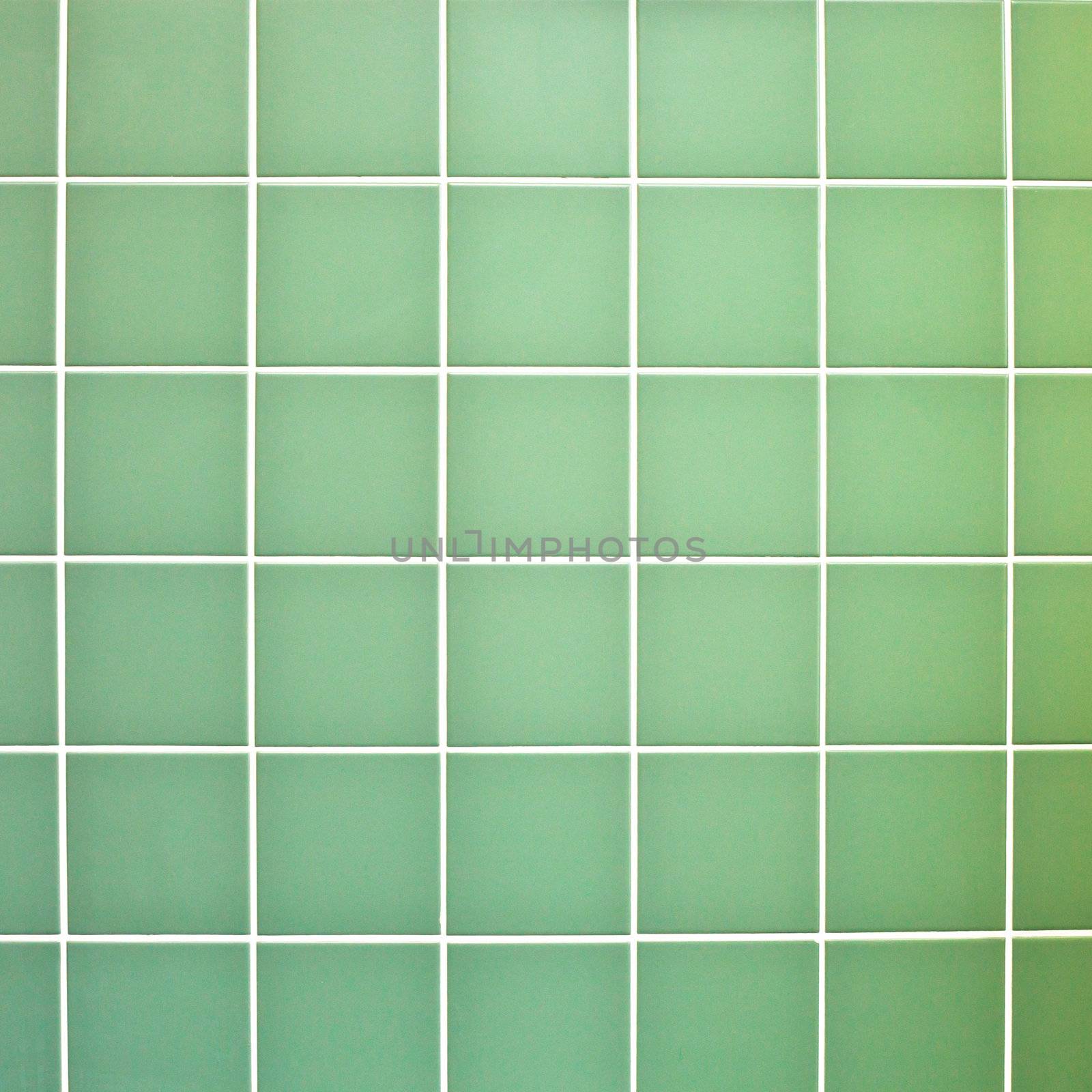 Green wall tiles as a background image