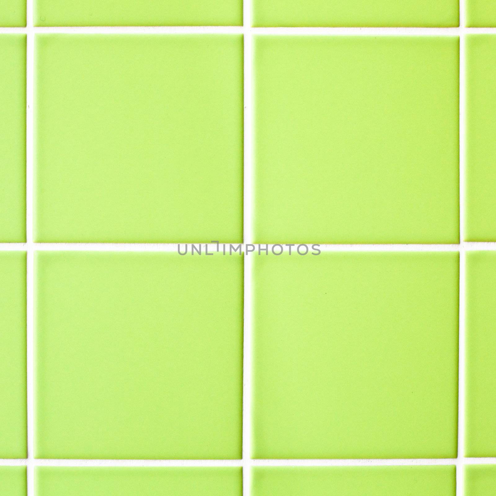 Green wall tiles as a background image