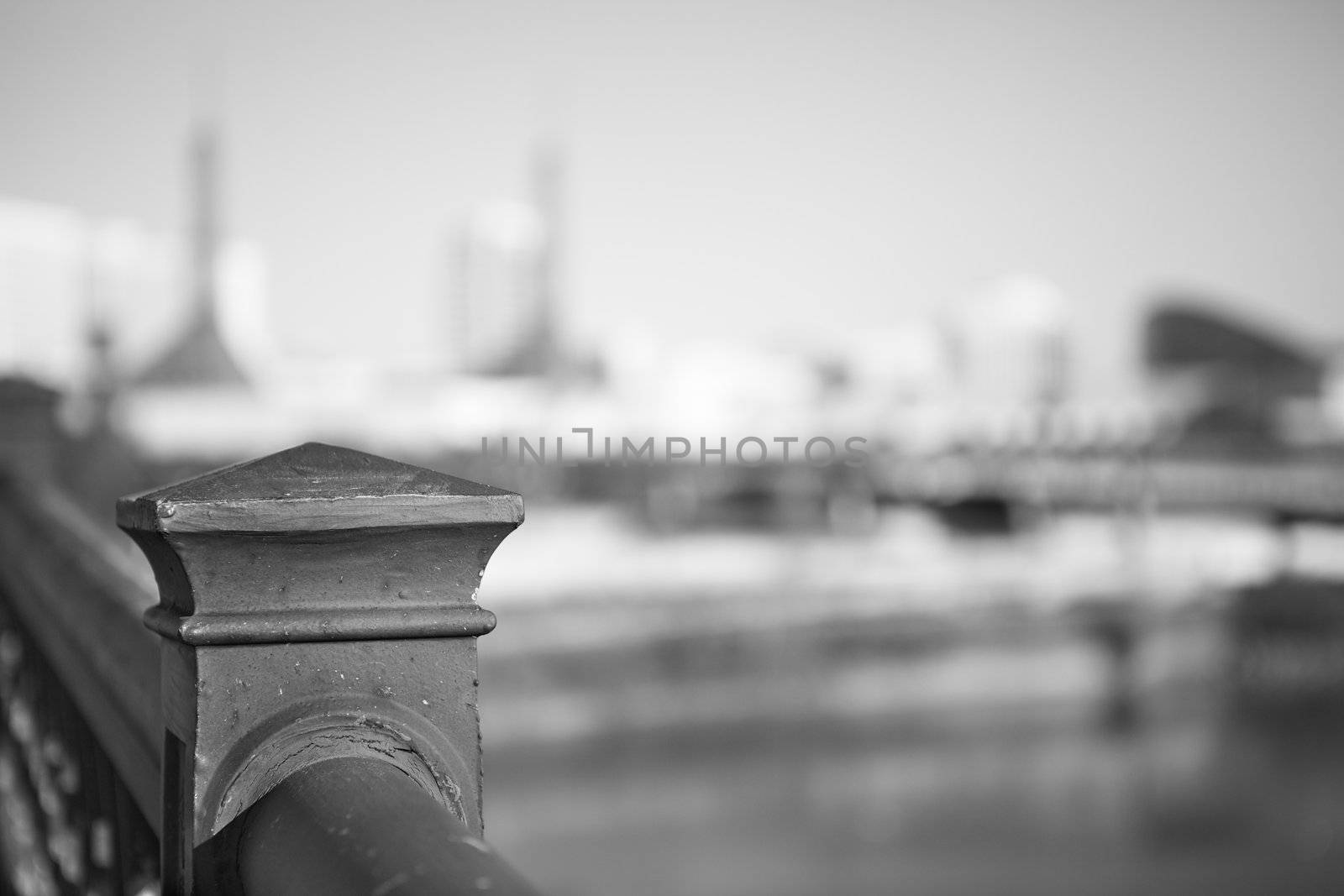 Railing Post with Soft Portland by bobkeenan