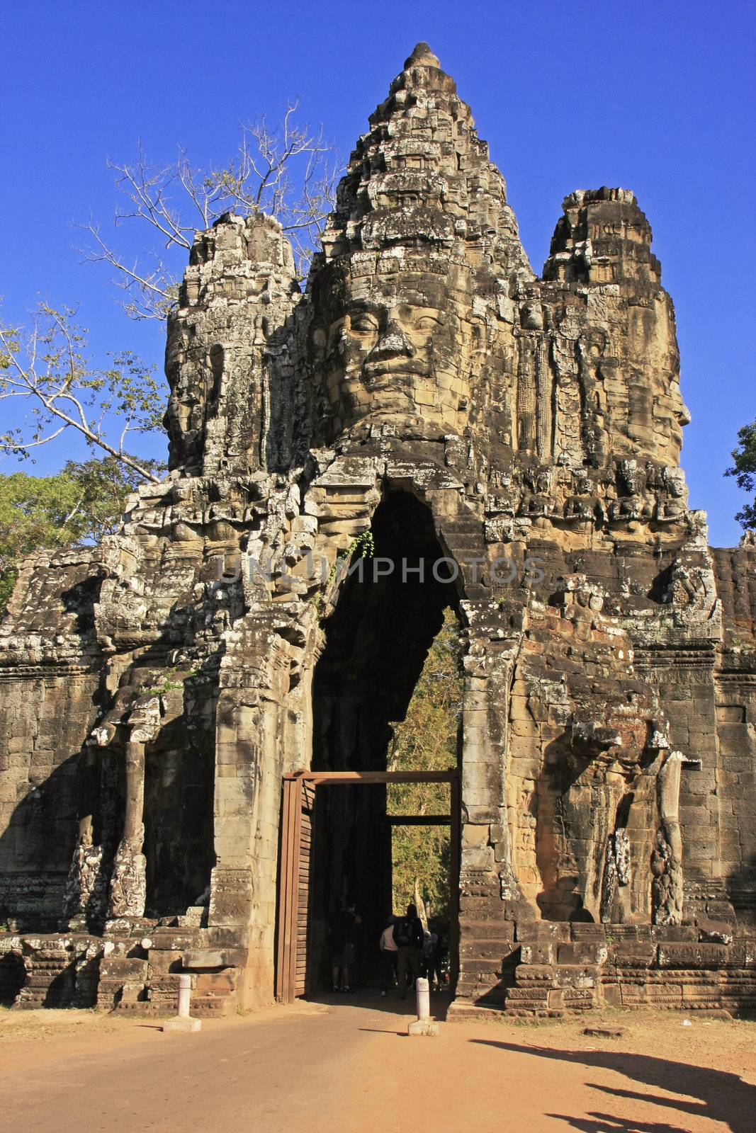 South Gate of Angkor Thom, Angkor area, Siem Reap, Cambodia