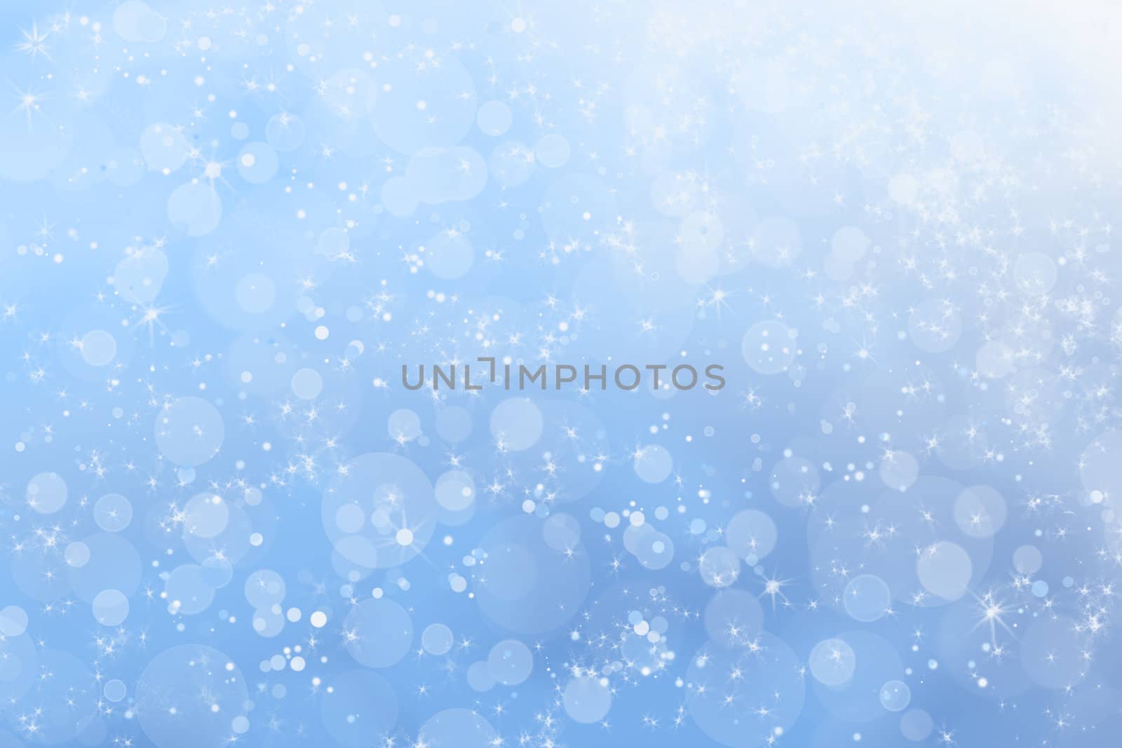 Abstract Pretty Winter Heavenly Blue Sky Background