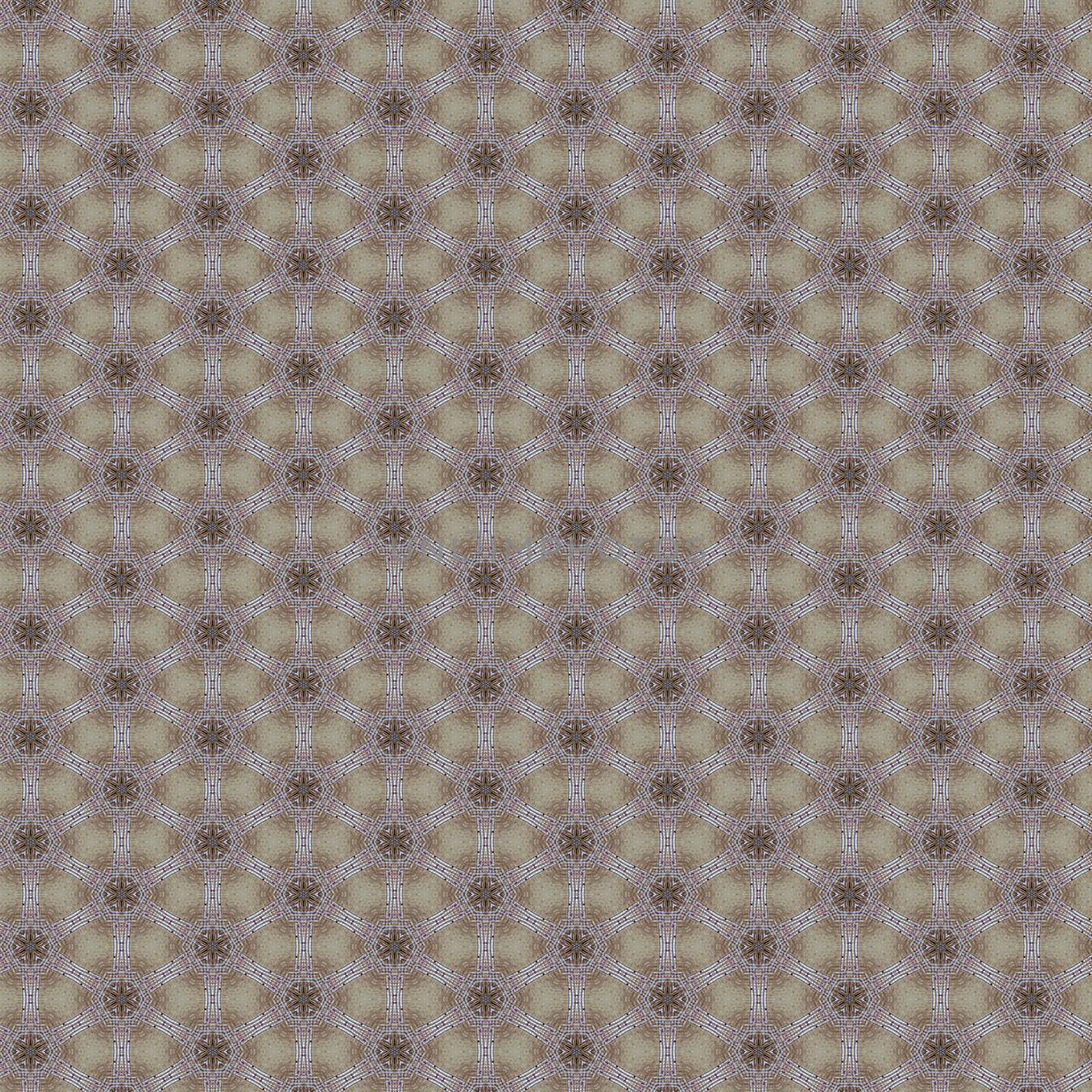 Vintage shabby background with classy patterns. Geometric or floral pattern on paper texture in grunge style.