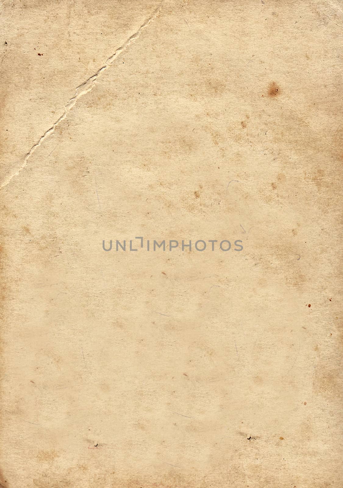 Old paper on white background by MalyDesigner