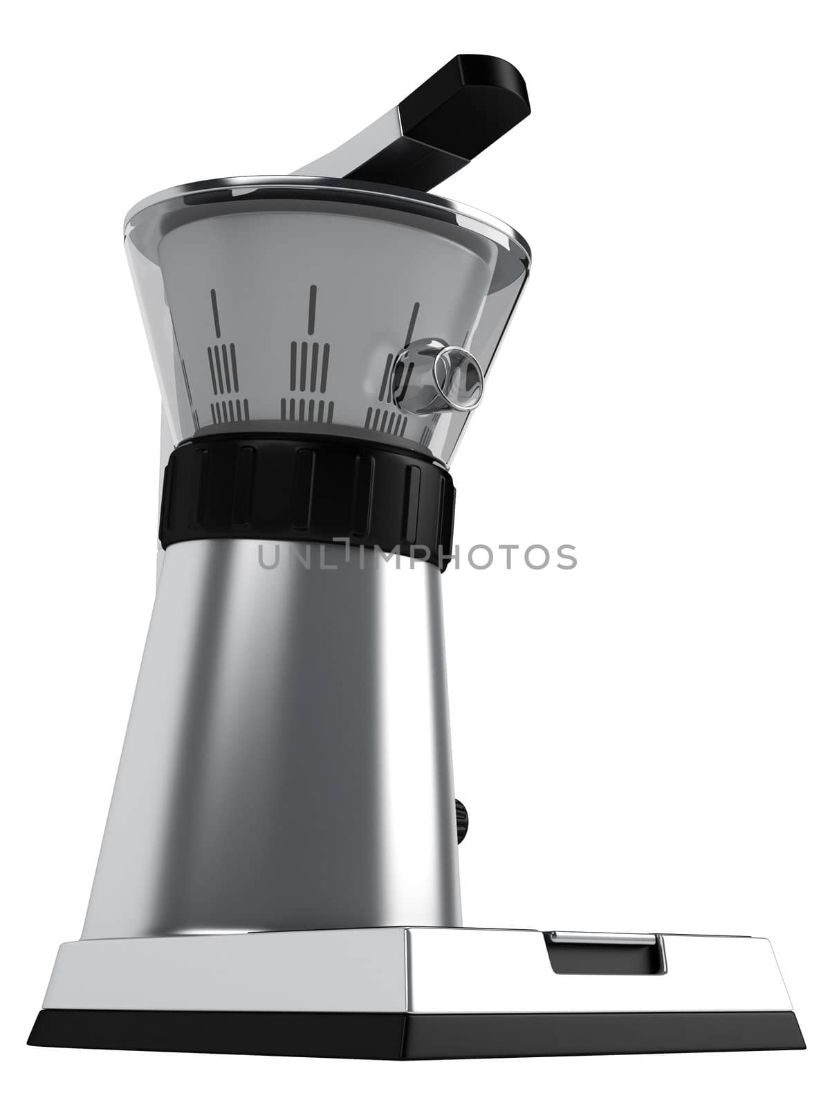 Light cofee machine isolated on white background