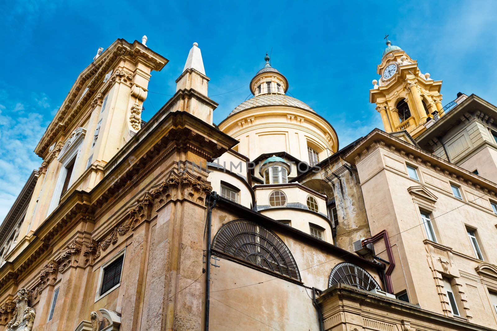 Old Church of Saint Andrew (Andrea) in Genoa, Italy