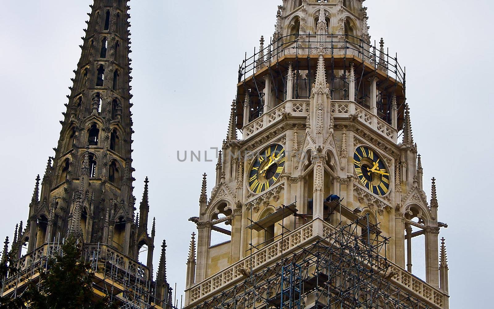 City of Zagreb cathedral clock tower, Croatia