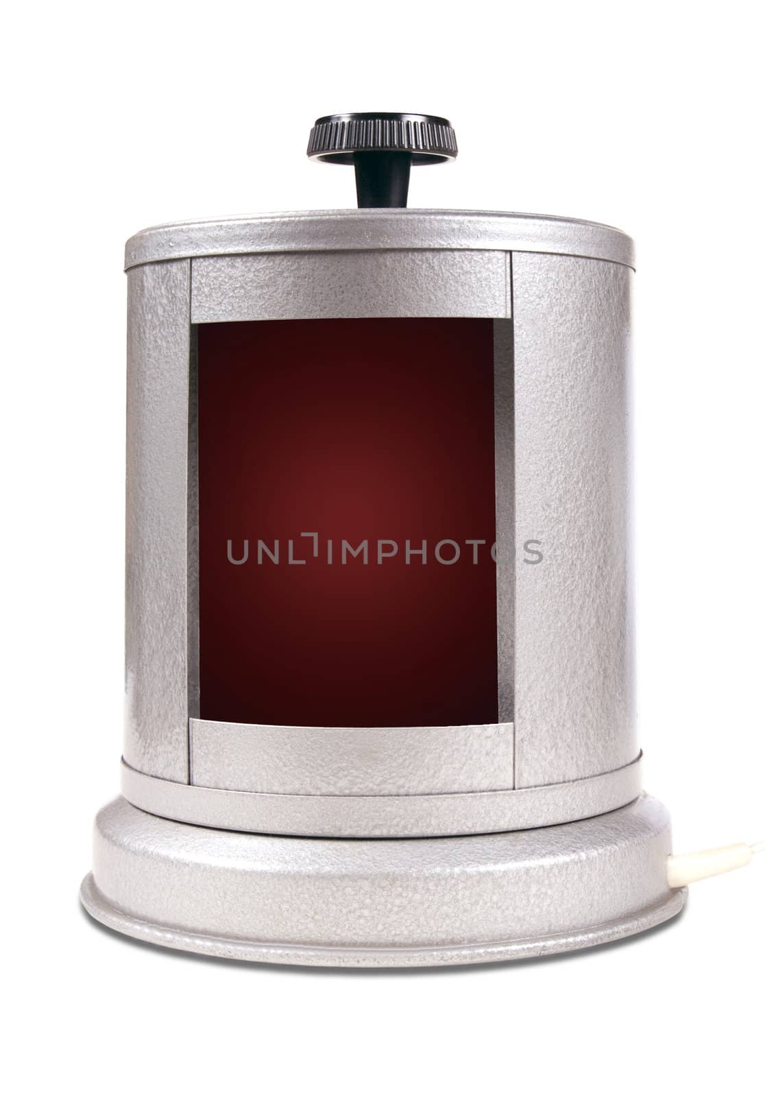 Red light for photo printing, isolated on with clipping path