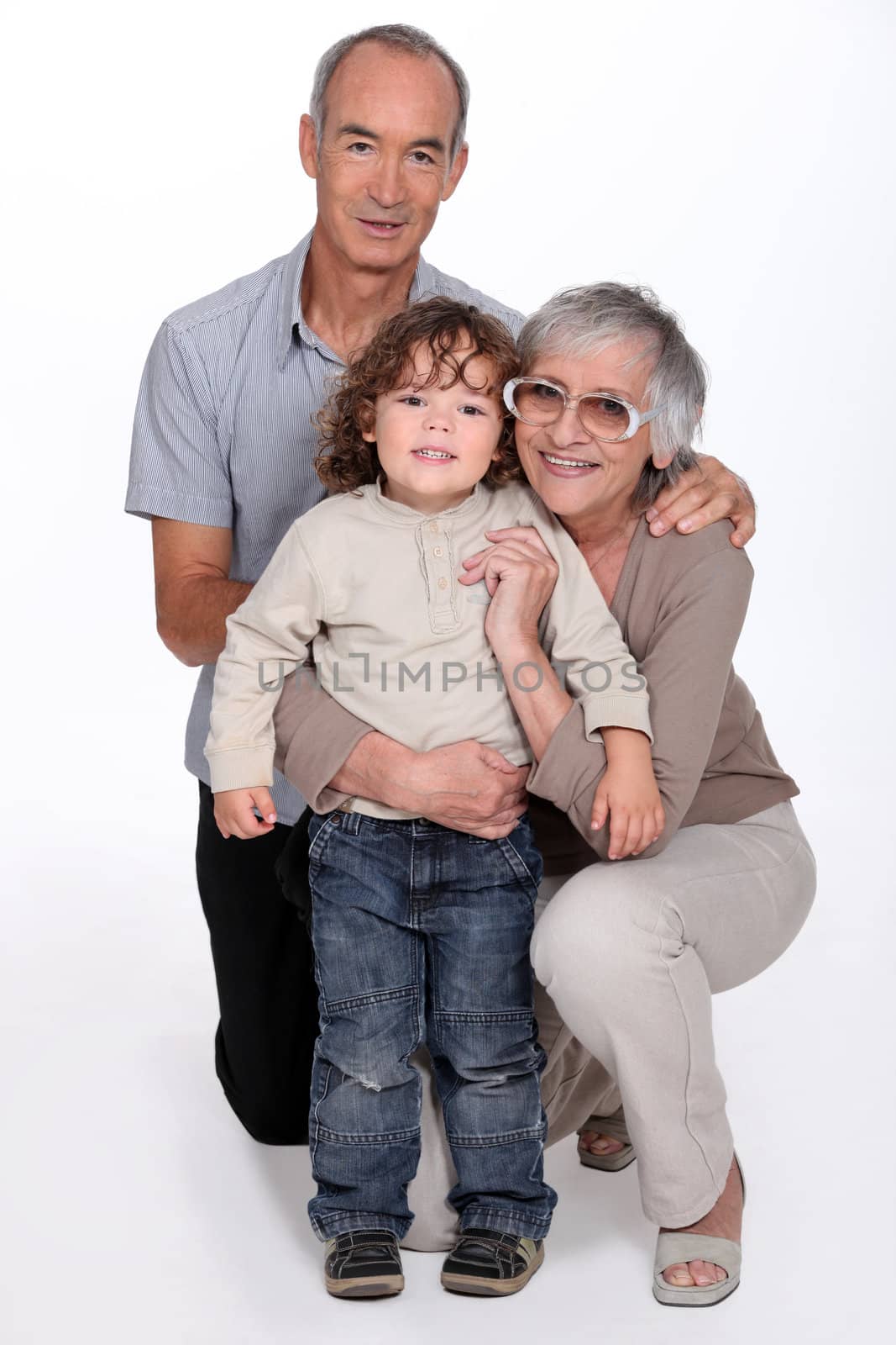 grandparents and their grandson by phovoir