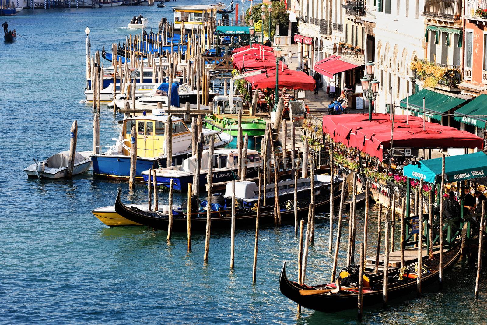 View of Grand Canal in Venice, Italy 