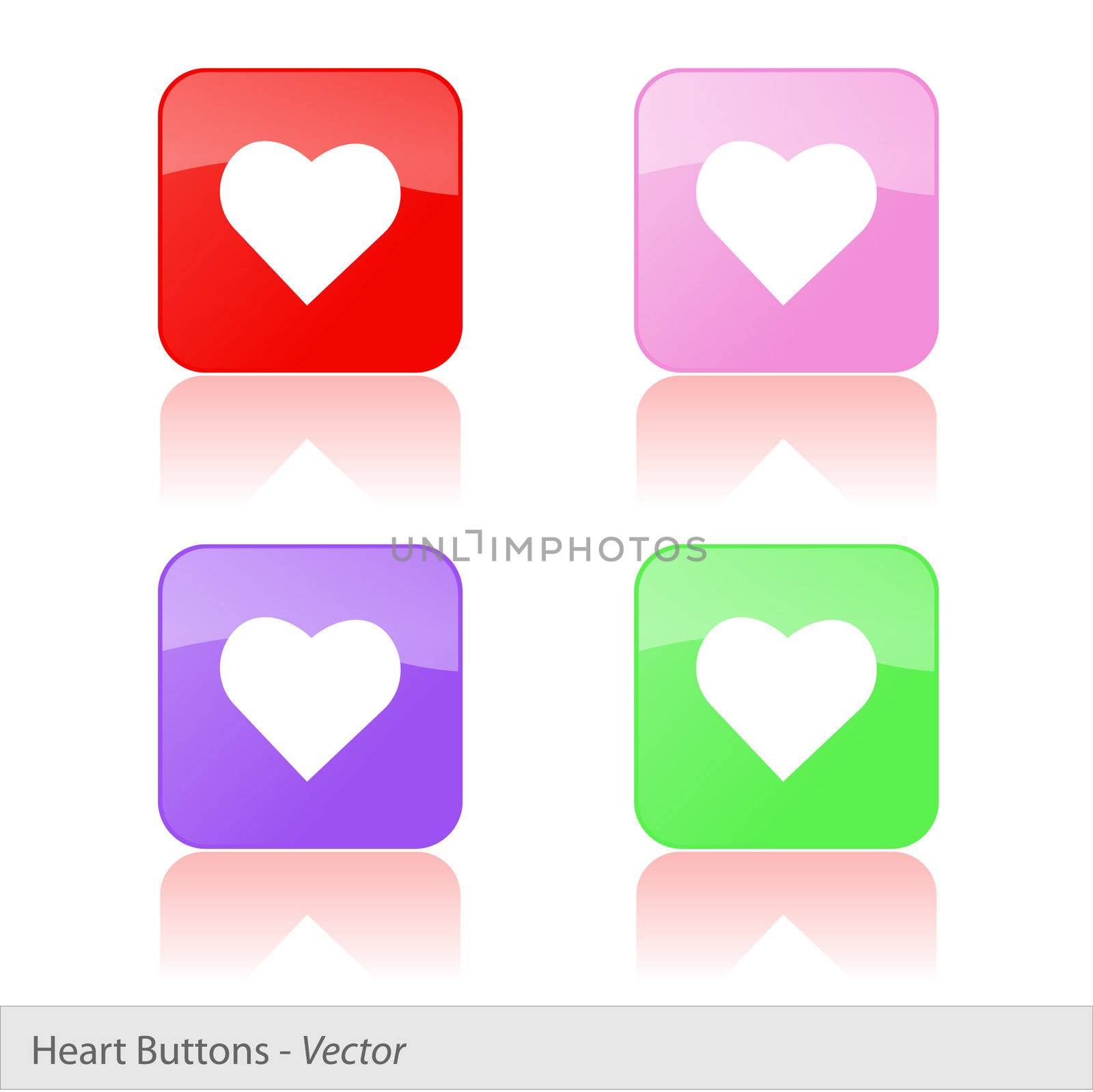 Heart Buttons by nmarques74