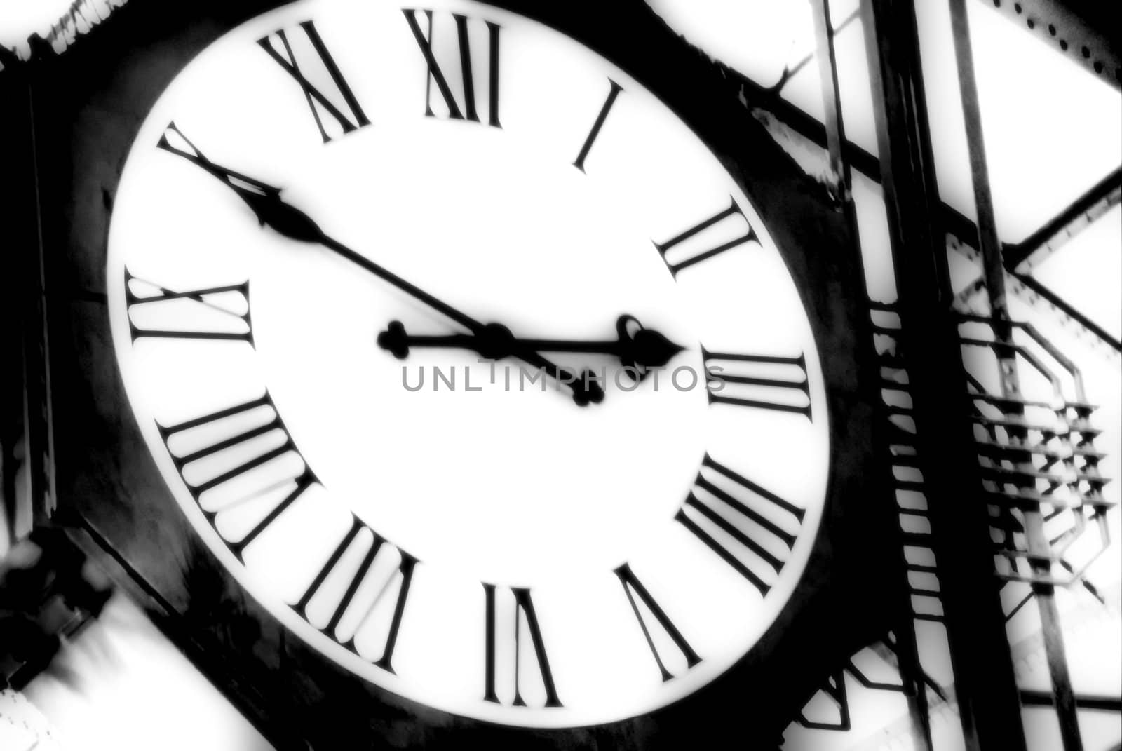 Station Clock at Hamburg Central Station