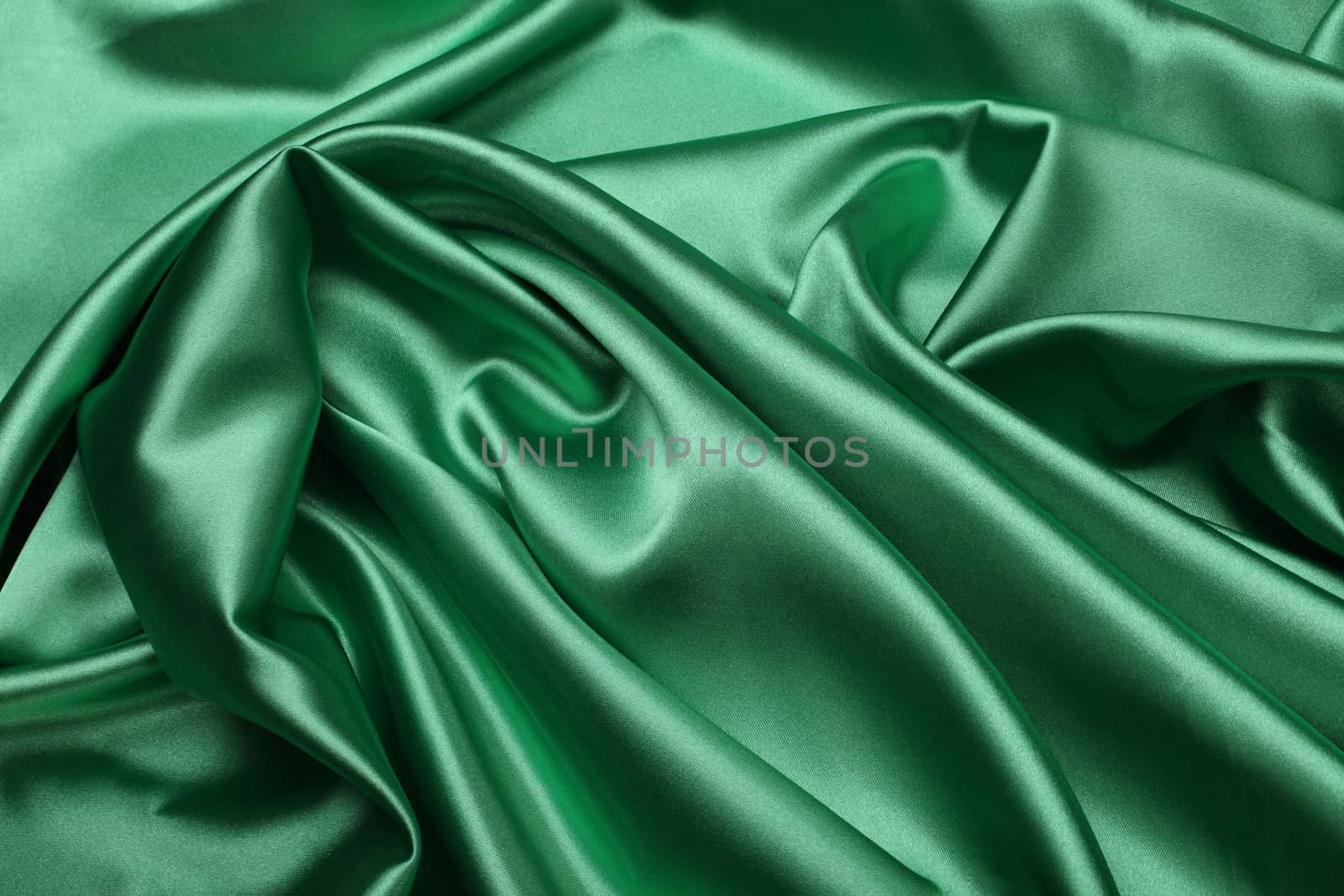 green silk fabric background by rudchenko