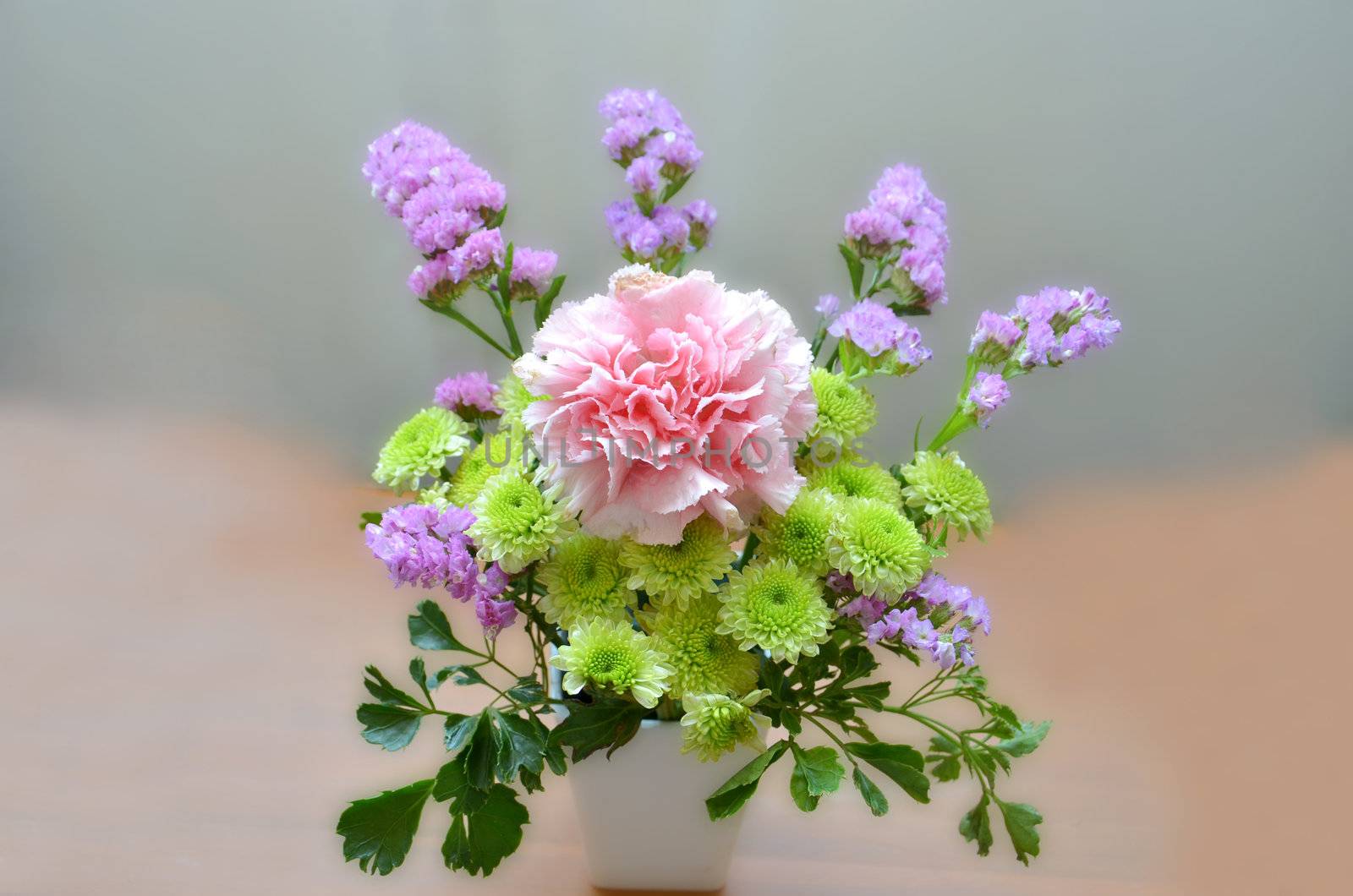 bouquet of flowers autumn in a vase