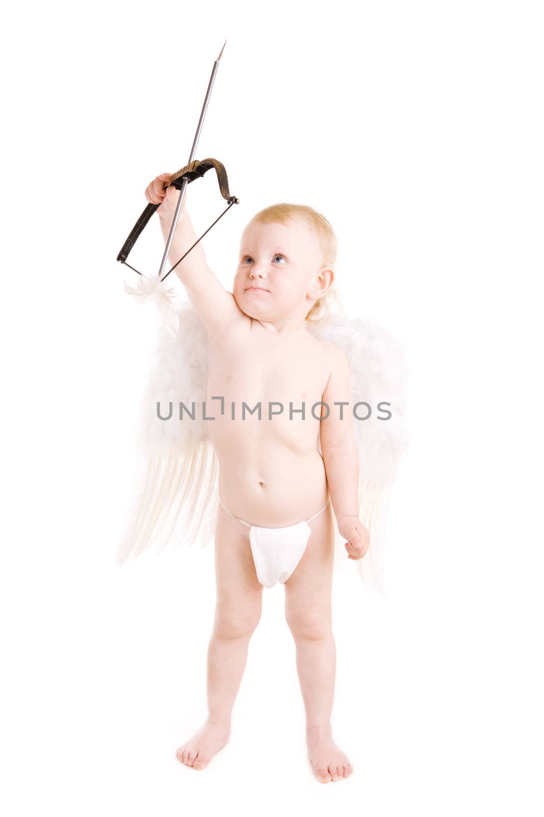child as an angel