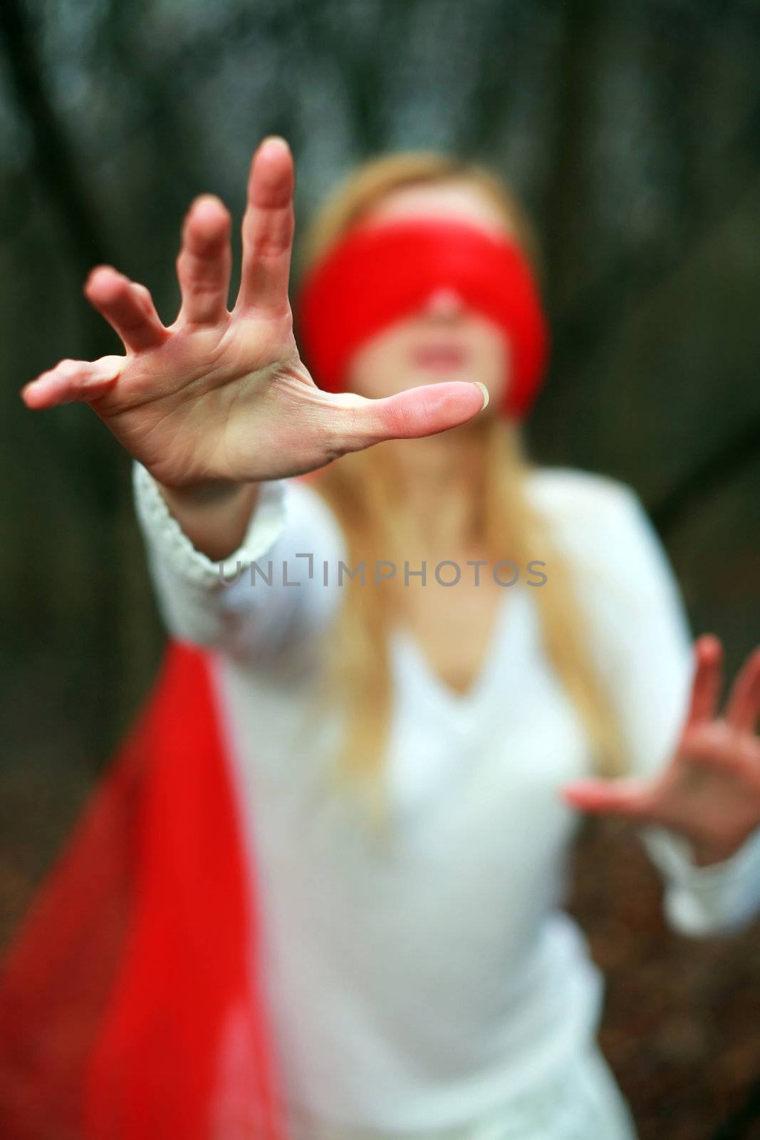 Red blindfold by velkol