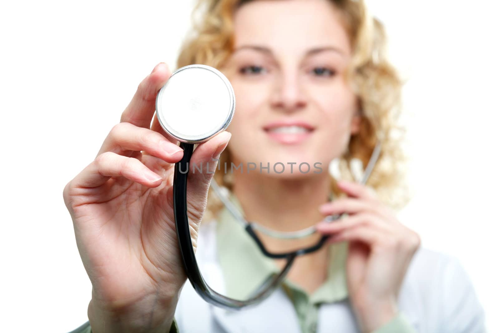 An image of a doctor with stethoscope