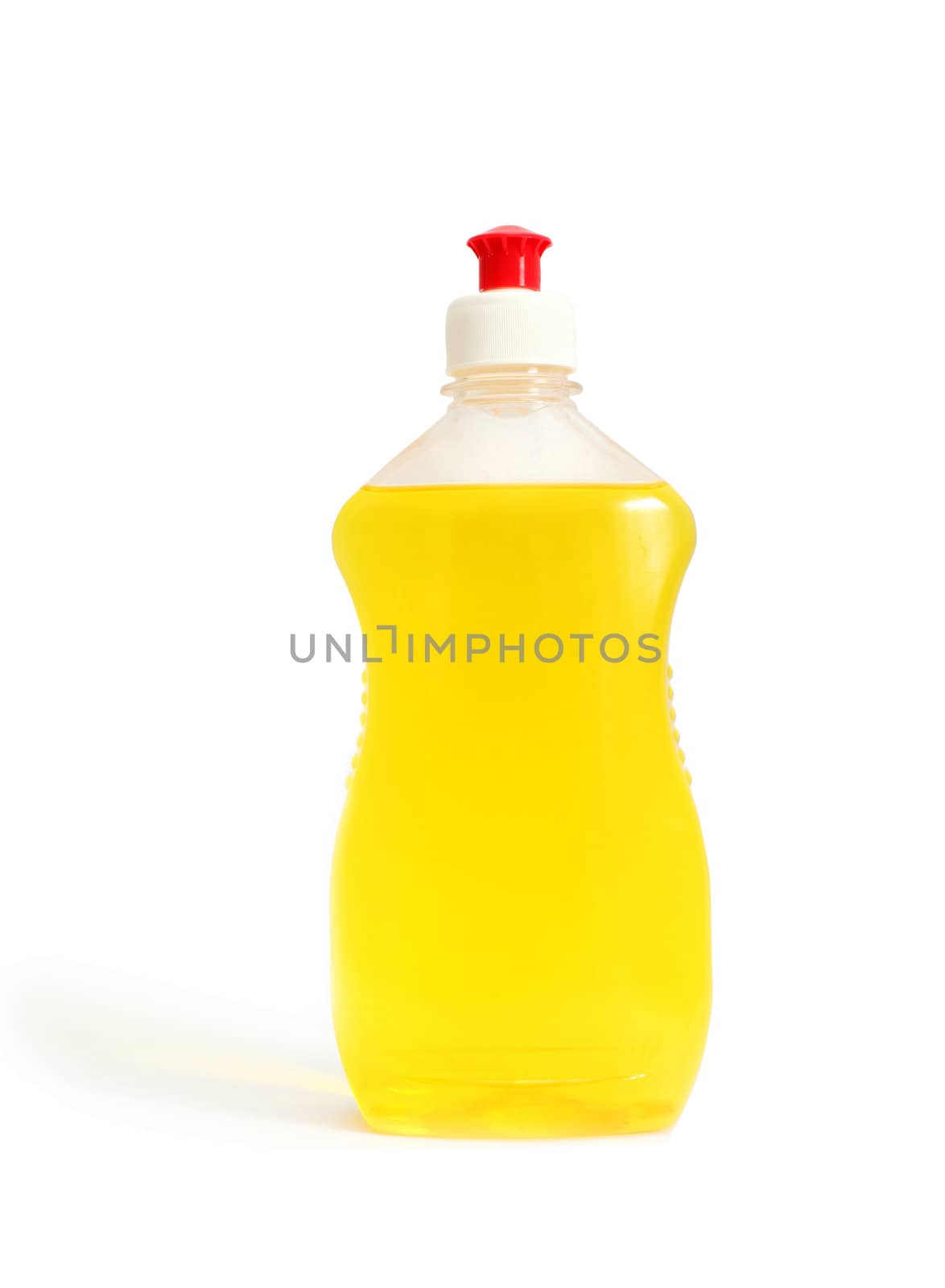 An image of a bright yellow bottle 