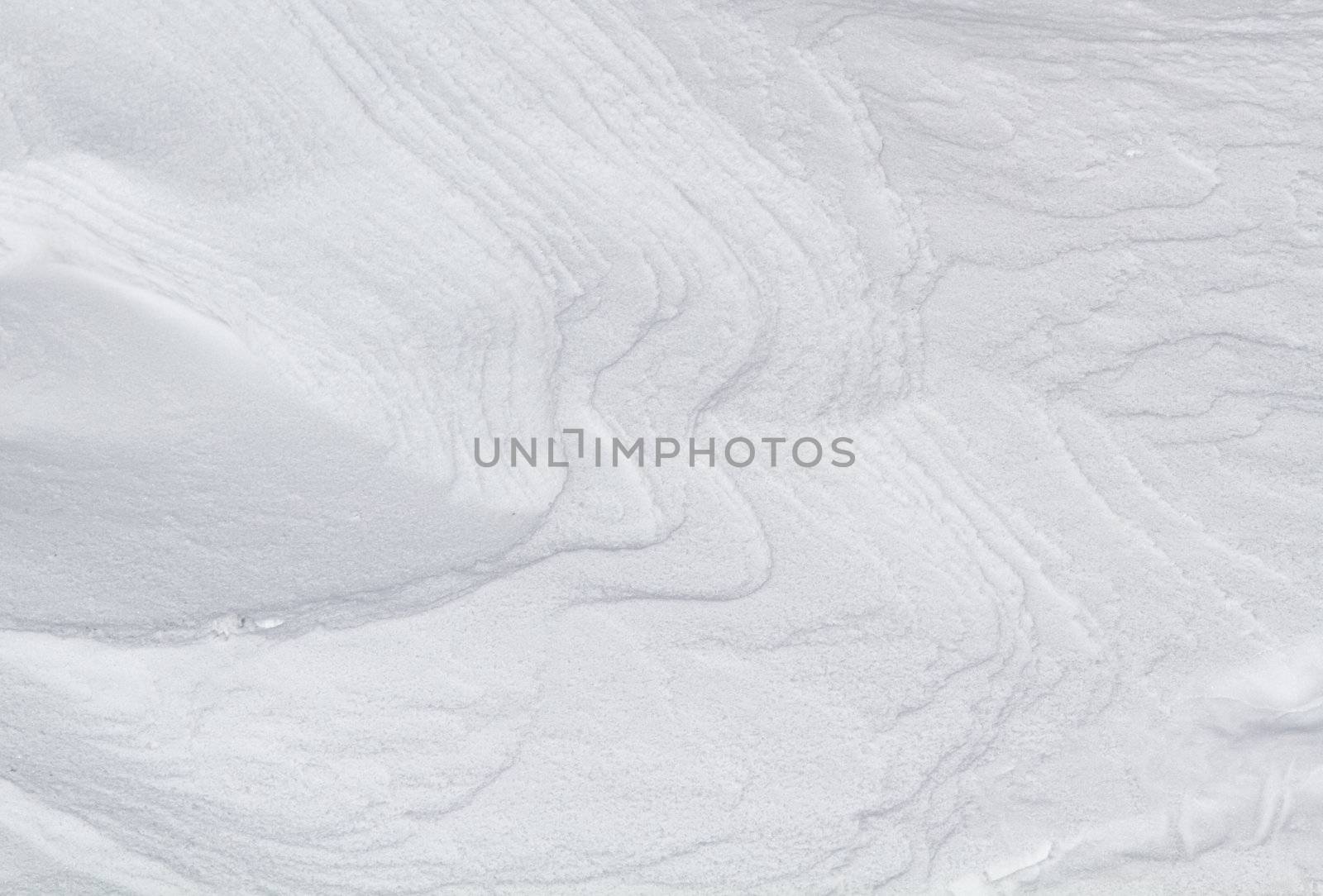 Abstract wind blown snow design background texture