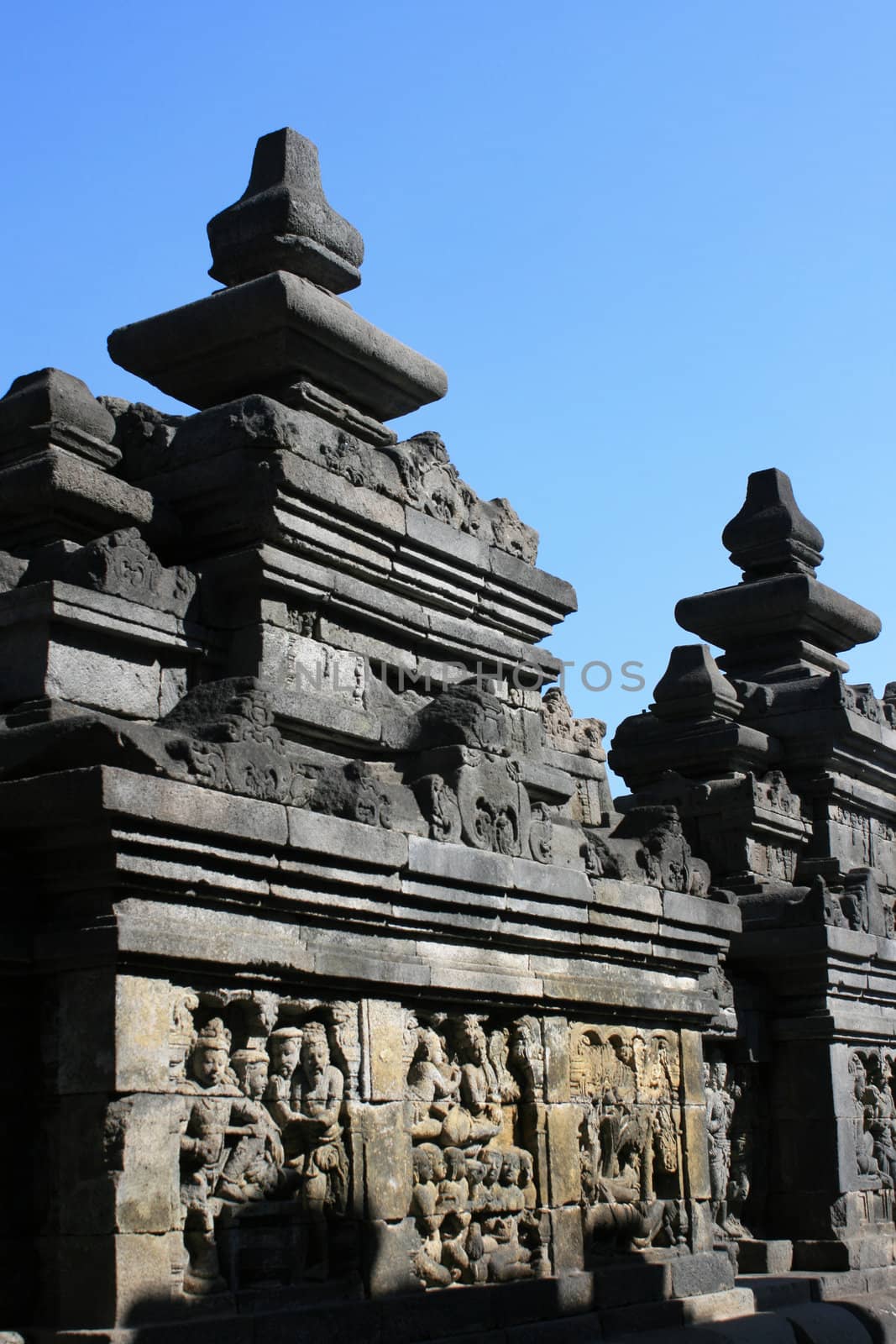 Part of architecture in Borobudur, Indonesia