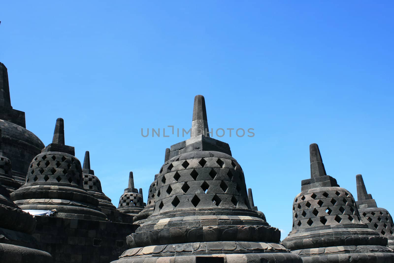 Part of architecture in Borobudur, Indonesia