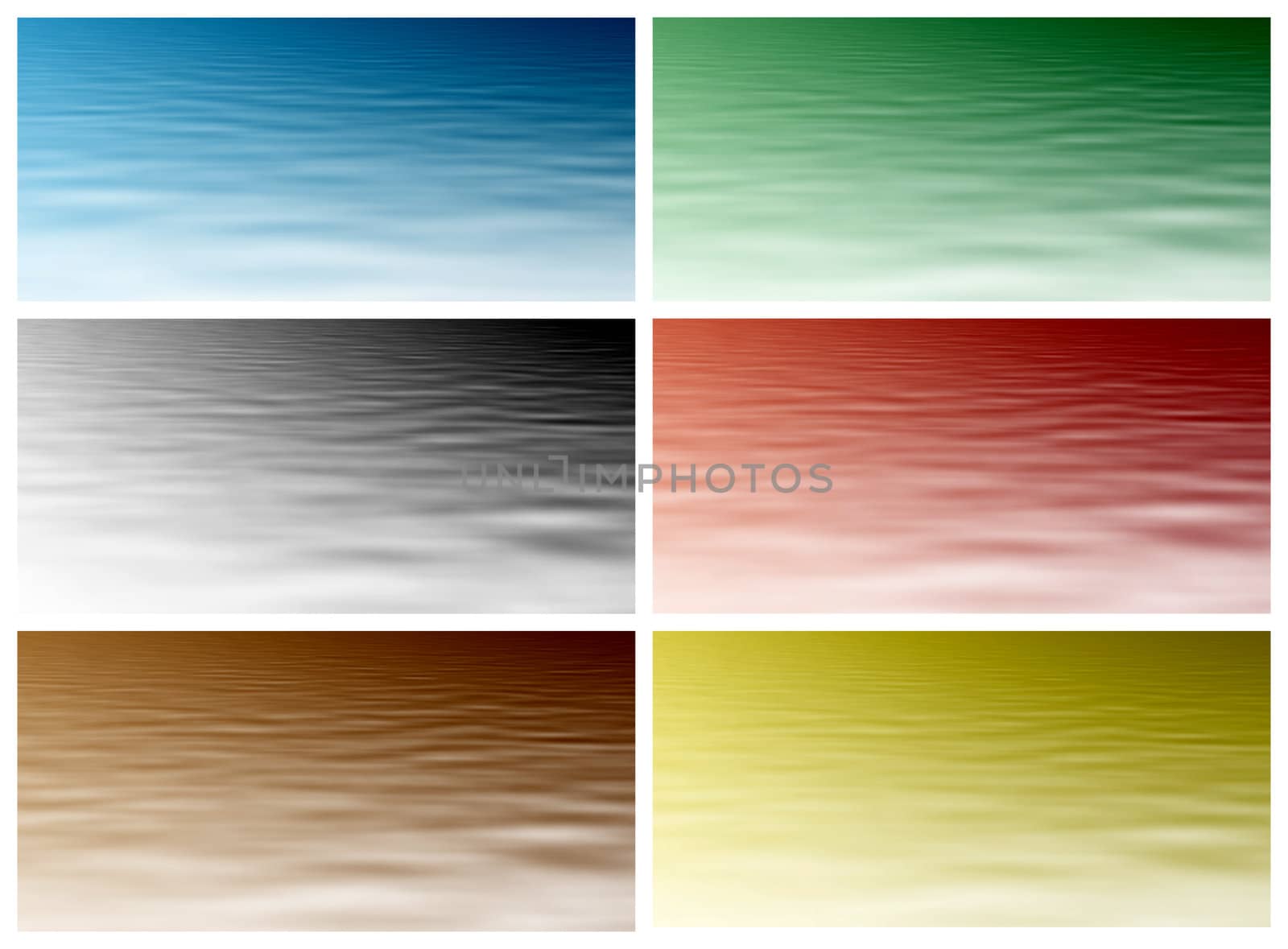 Red, blue, green, black, yellow and brown water level. Beautiful water background for your project.
