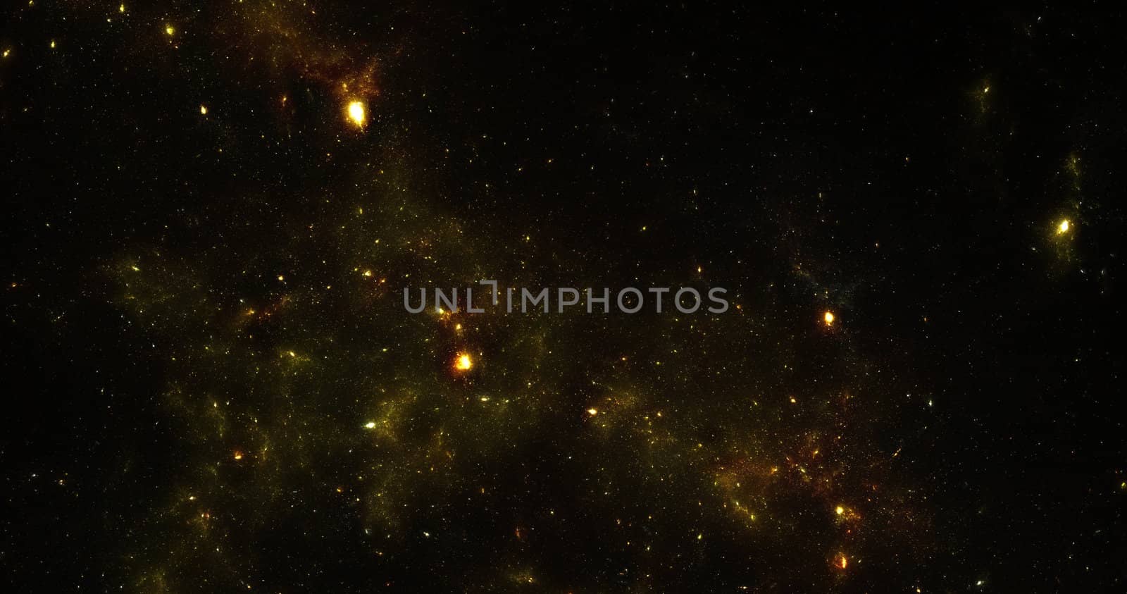 Abstract design nebula in space. The picture stars on a black ba by mozzyb