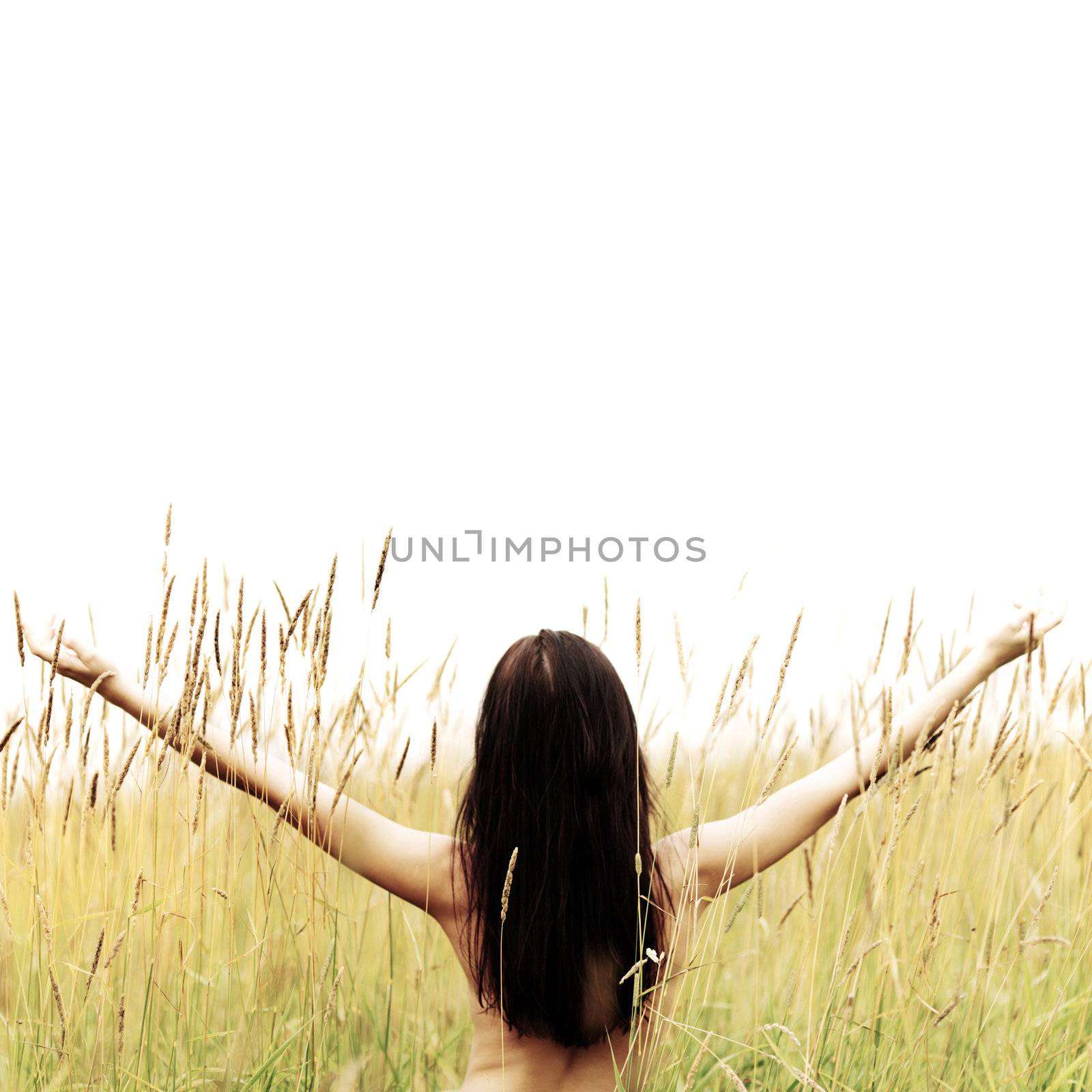 woman on in the rye